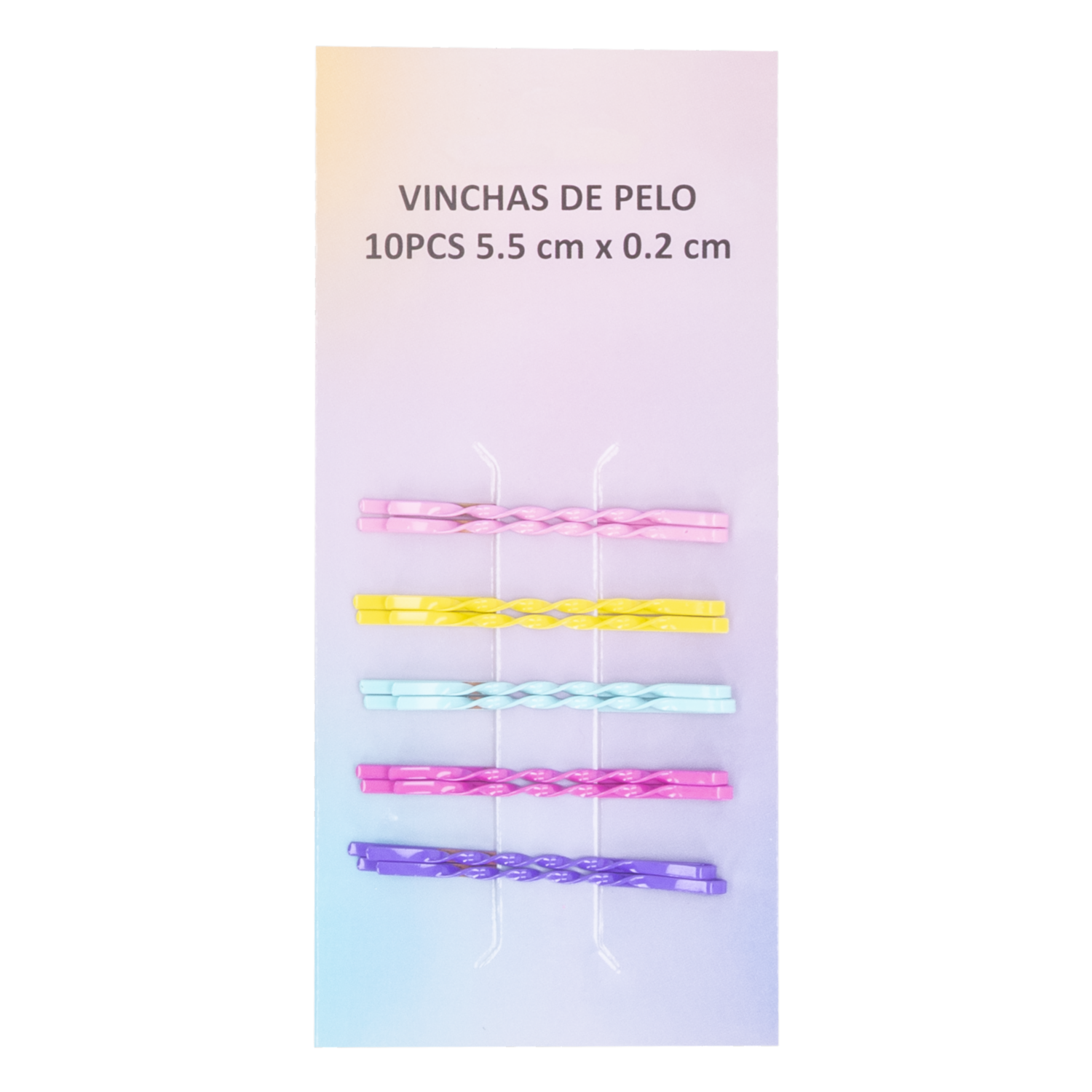 Vinchas De Cabello Para Cabello Varios Colores 5.5 X 0.2 Cm WAHFAY X 10 Piezas