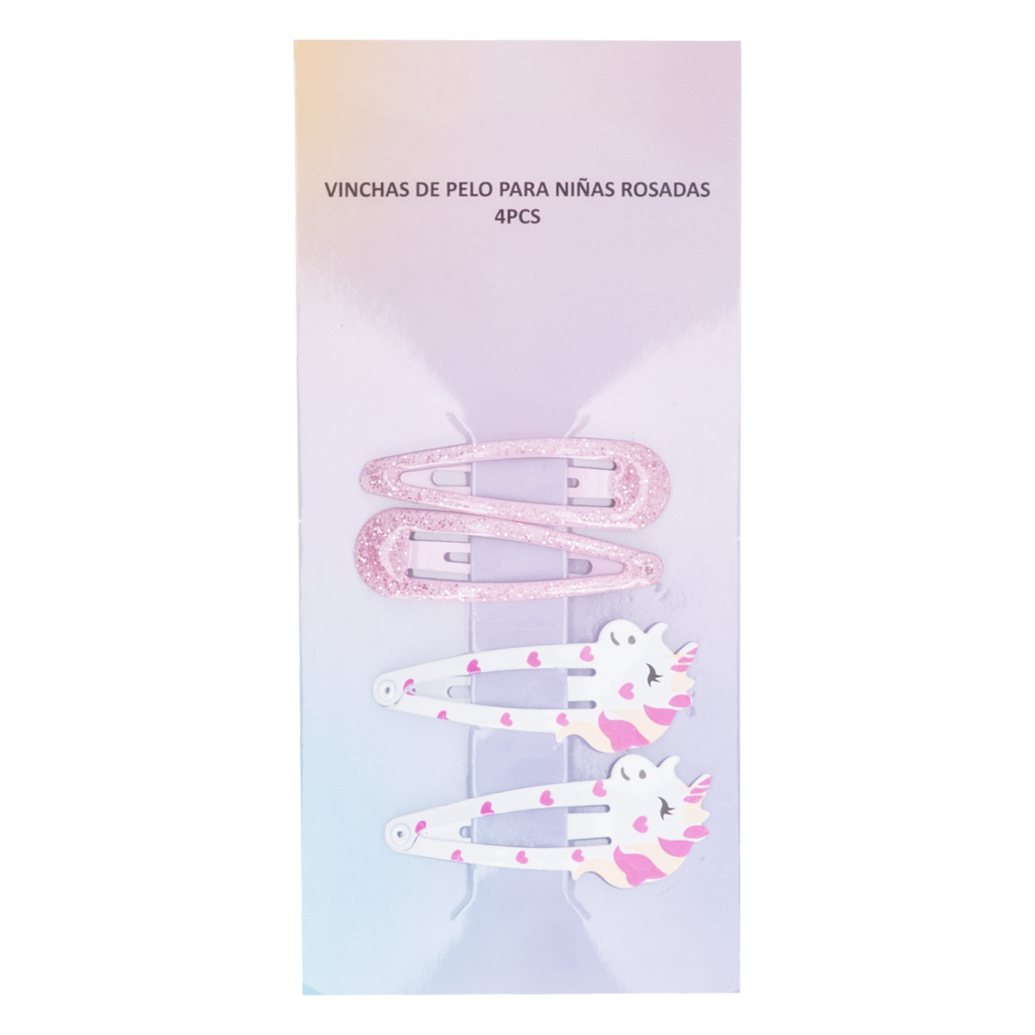 Vinchas De Cabello Para Cabello De Niñas Rosado WAHFAY X 4 Piezas