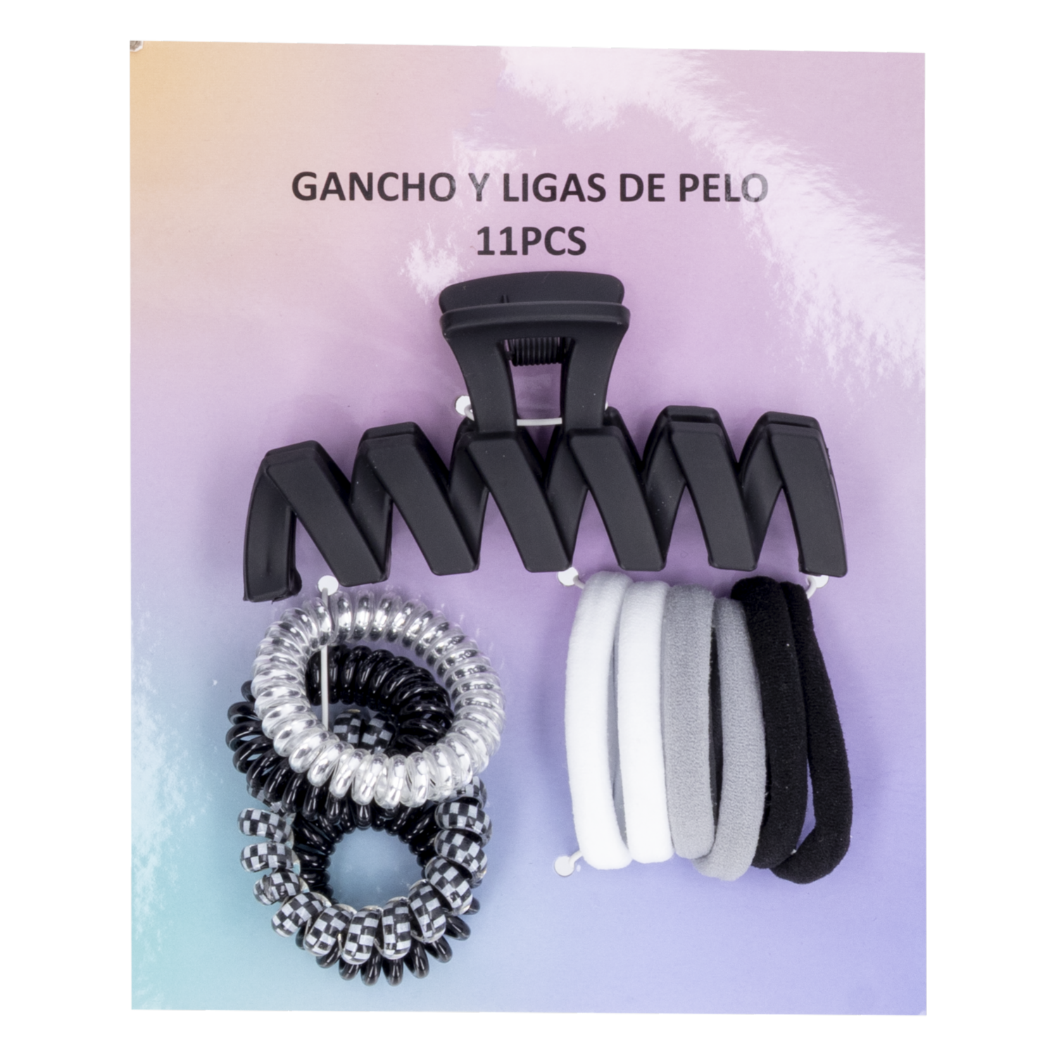 Vinchas De Cabello Tipo Gancho Y Ligas De Pelo WAHFAY X 11 Piezas