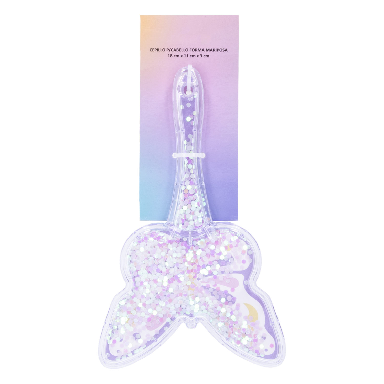 Cepillo De Cabello Forma De Mariposa WAHFAY 18 X 11 Cm
