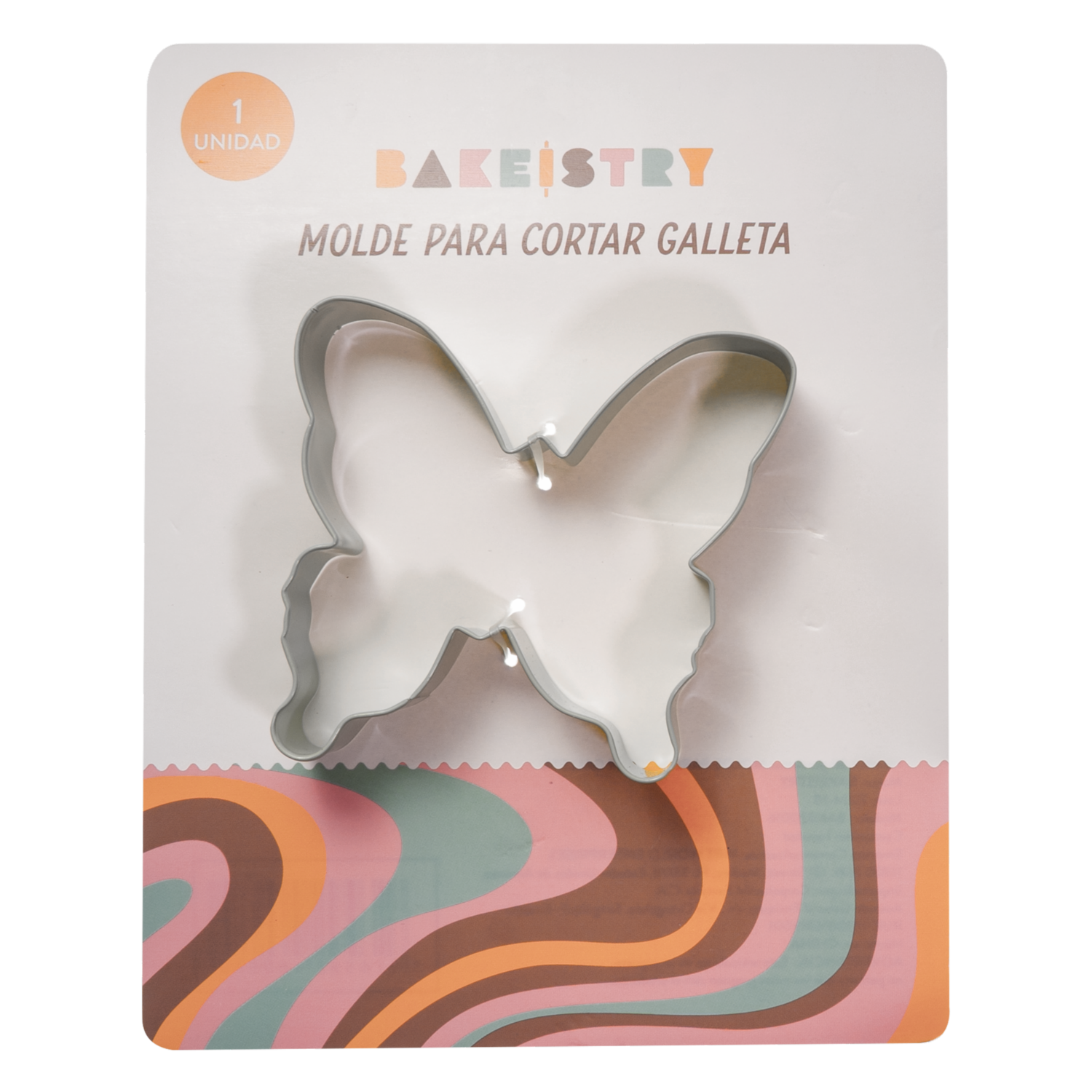 Cortador De Galletas Diseño Mariposa BAKEISTRY 1 Pieza