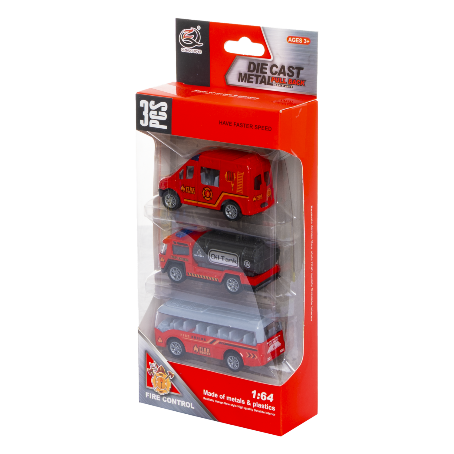 Vehículo De Rescate KOOME 3 Piezas