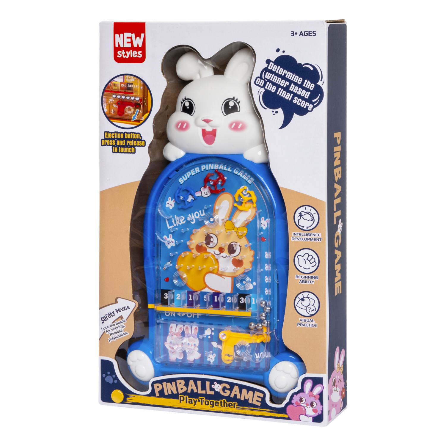 Juego Pinball Conejo KOOME Didáctico