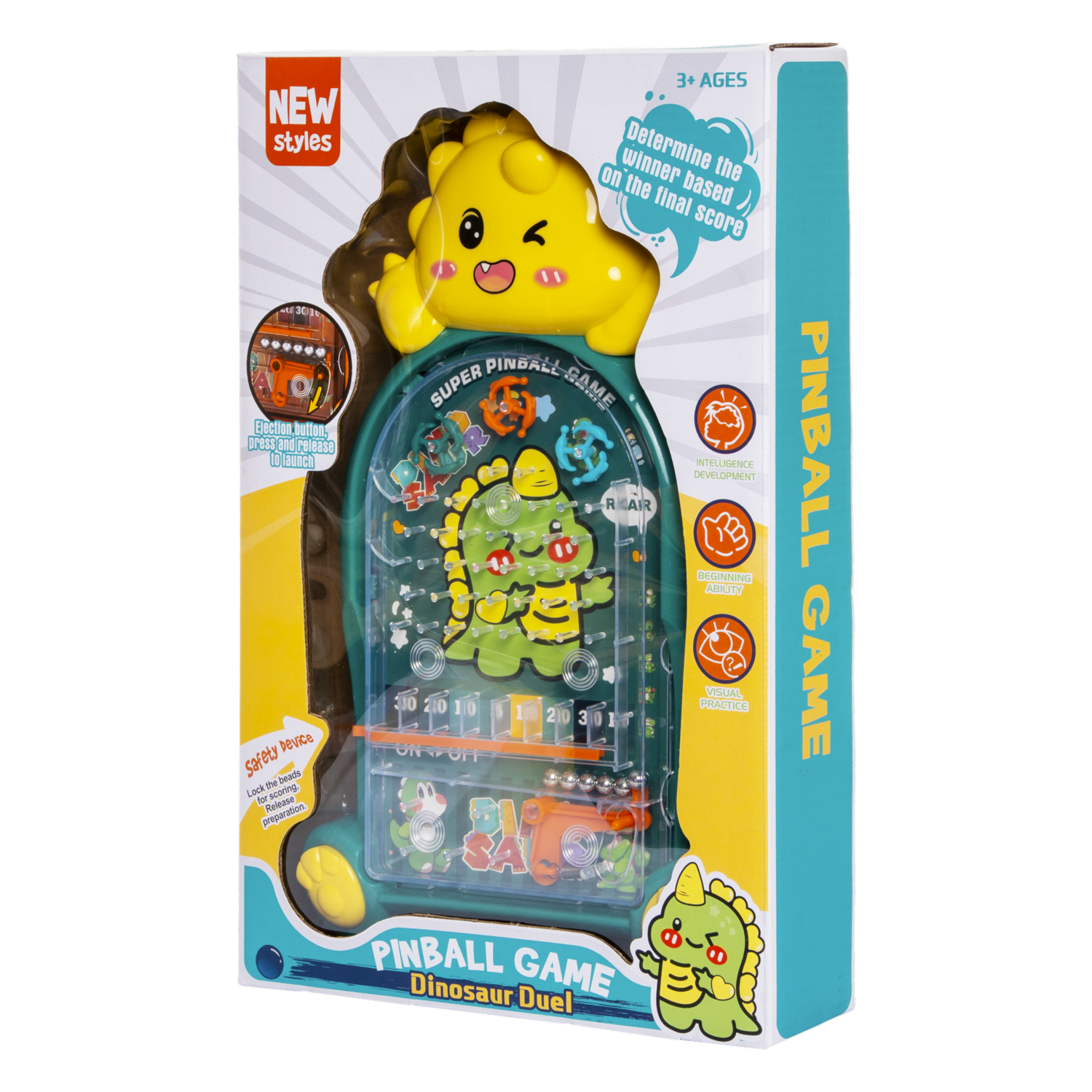 Juego Pinball Dinosaurio KOOME Didáctico