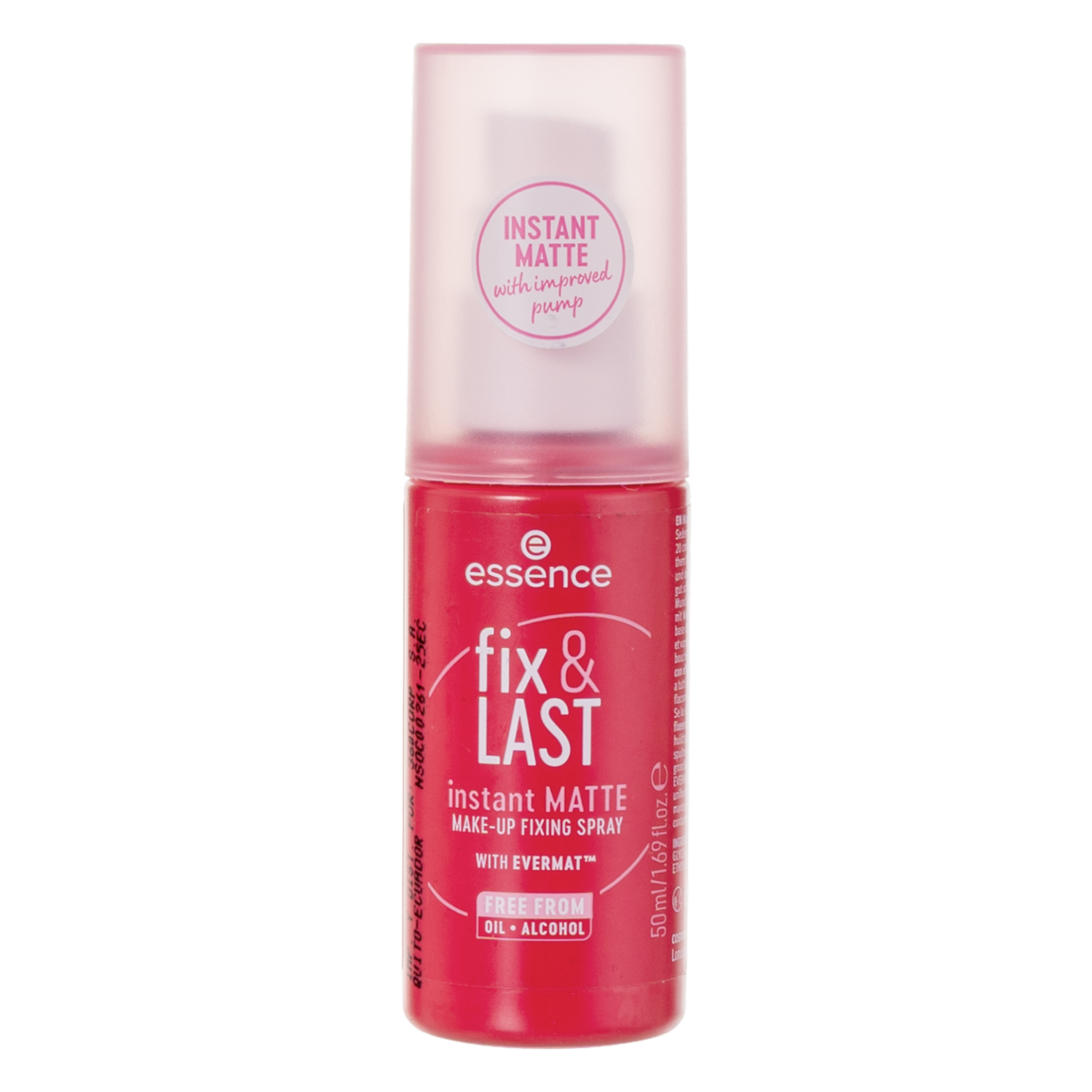 Fijador De Maquillaje Fix & Last Instant Matte ESSENCE 50 Ml
