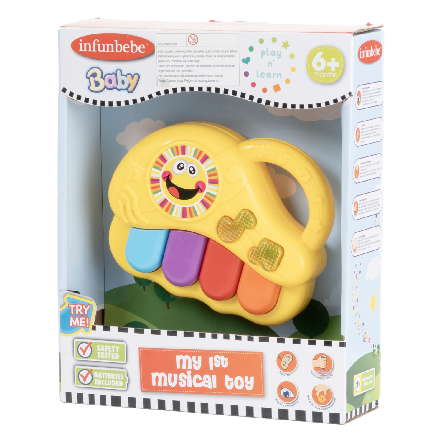 Juguete Mi Primer Piano Musical INFUNBEBE Para Bebé