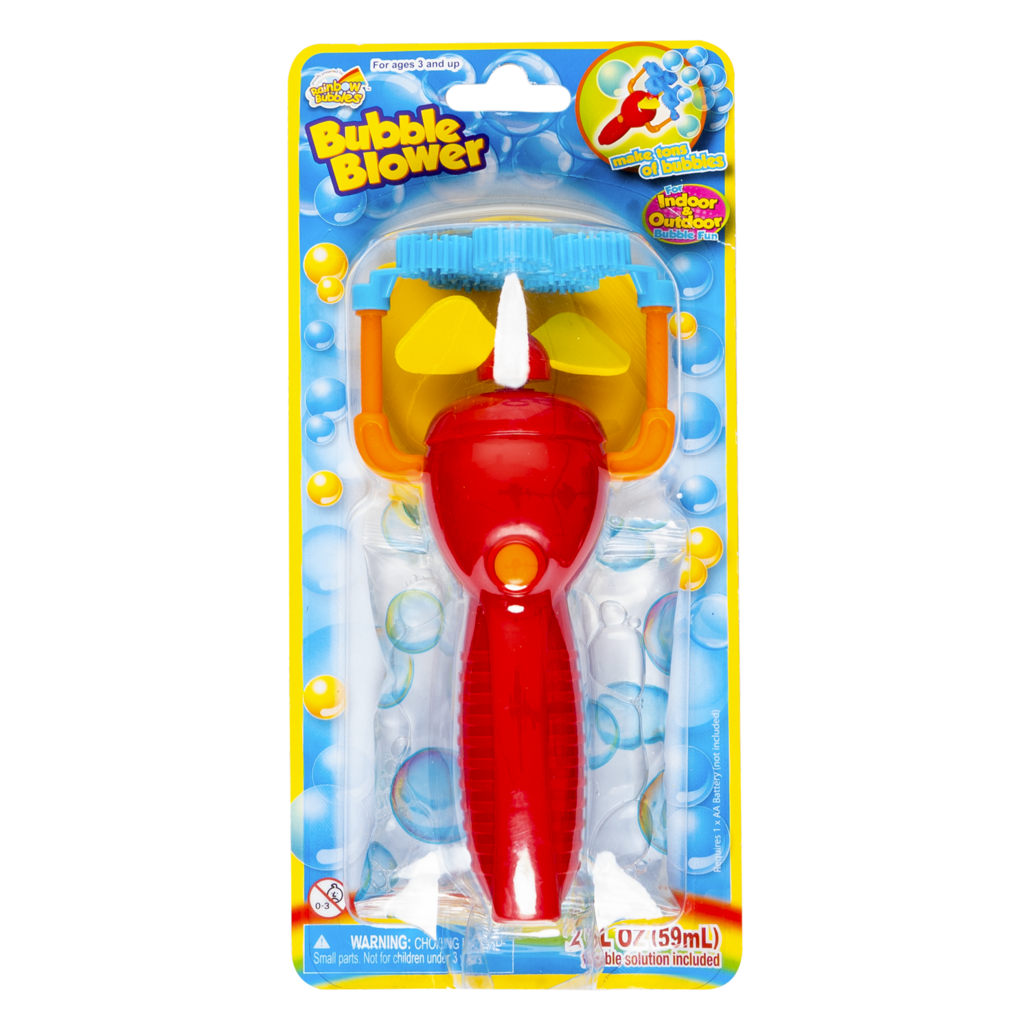 Soplador De Burbujas RAINBOW BUBBLES 59 Mililitros