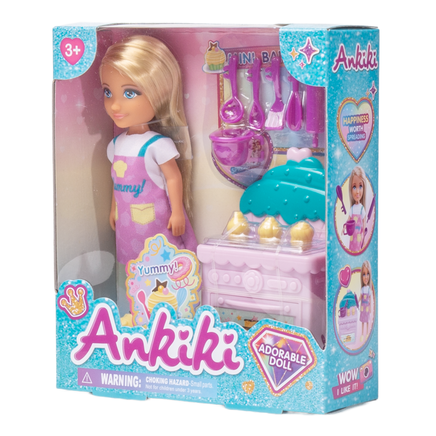 Set De Juego Muñeca Repostera ANKIKI Incluye Accesorios