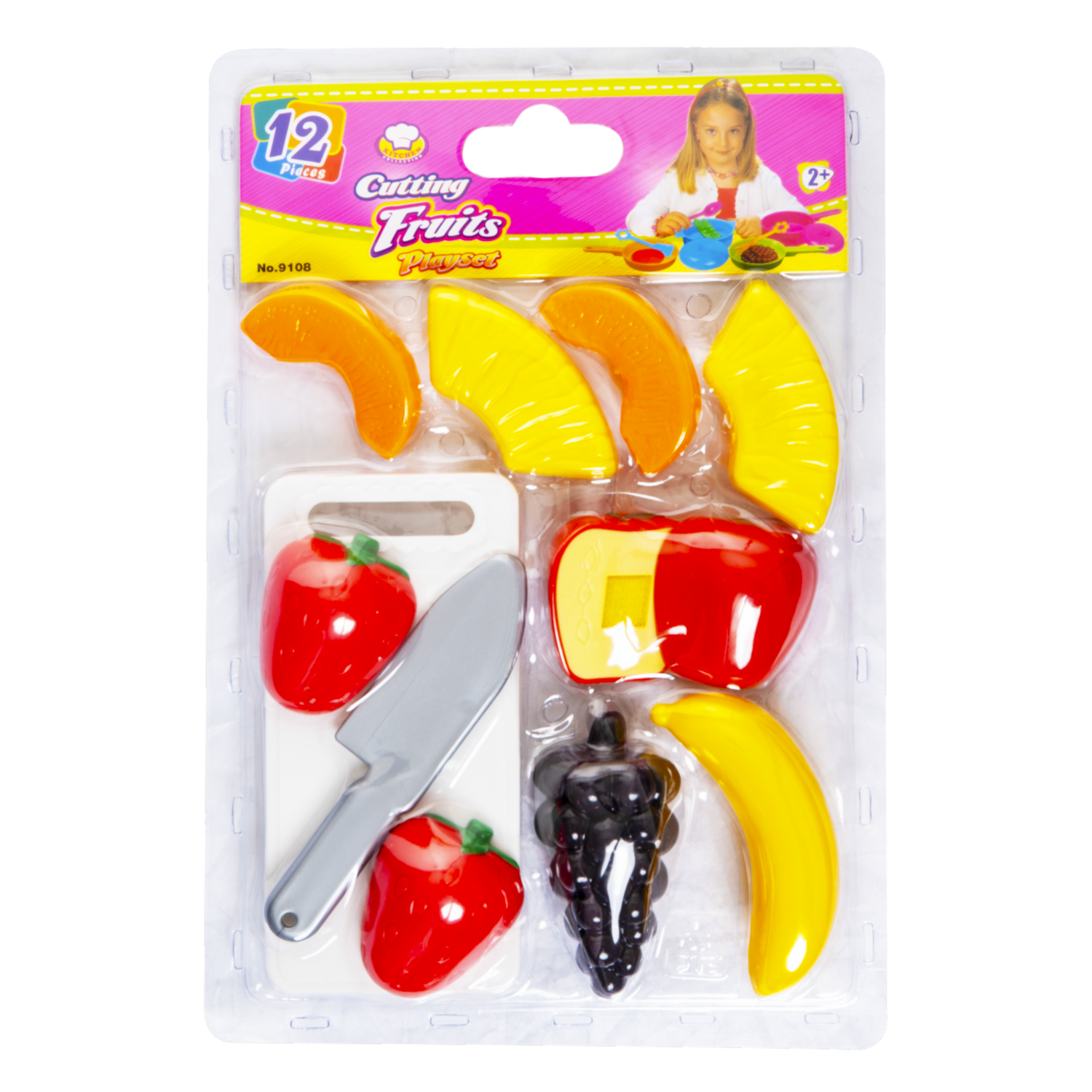Set De Juego Frutas KITCHEN COLLECTION 12 Piezas