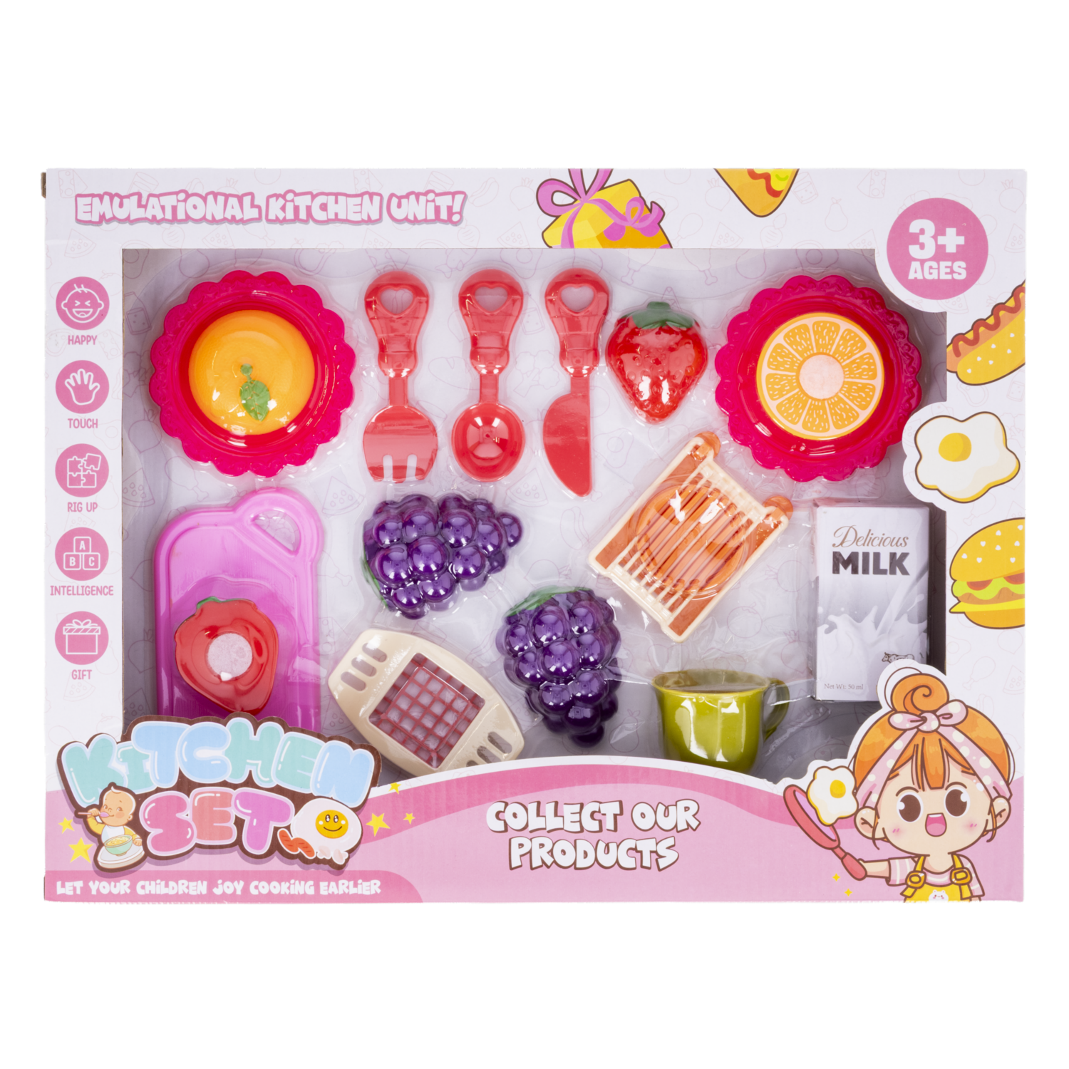 Set De Juego Variada Cocina KOOME 16 Piezas