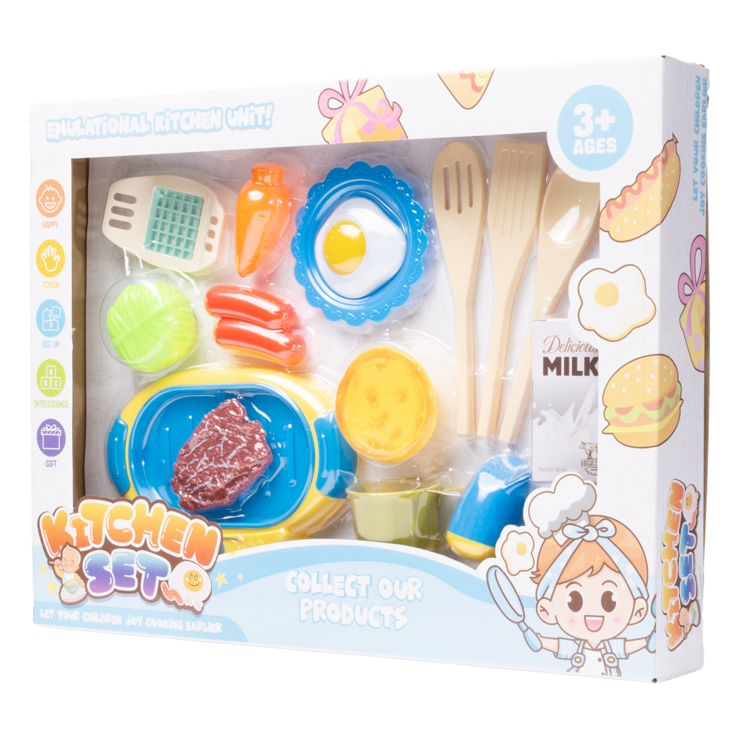 Set De Juego Variada Cocina KOOME 15 Piezas