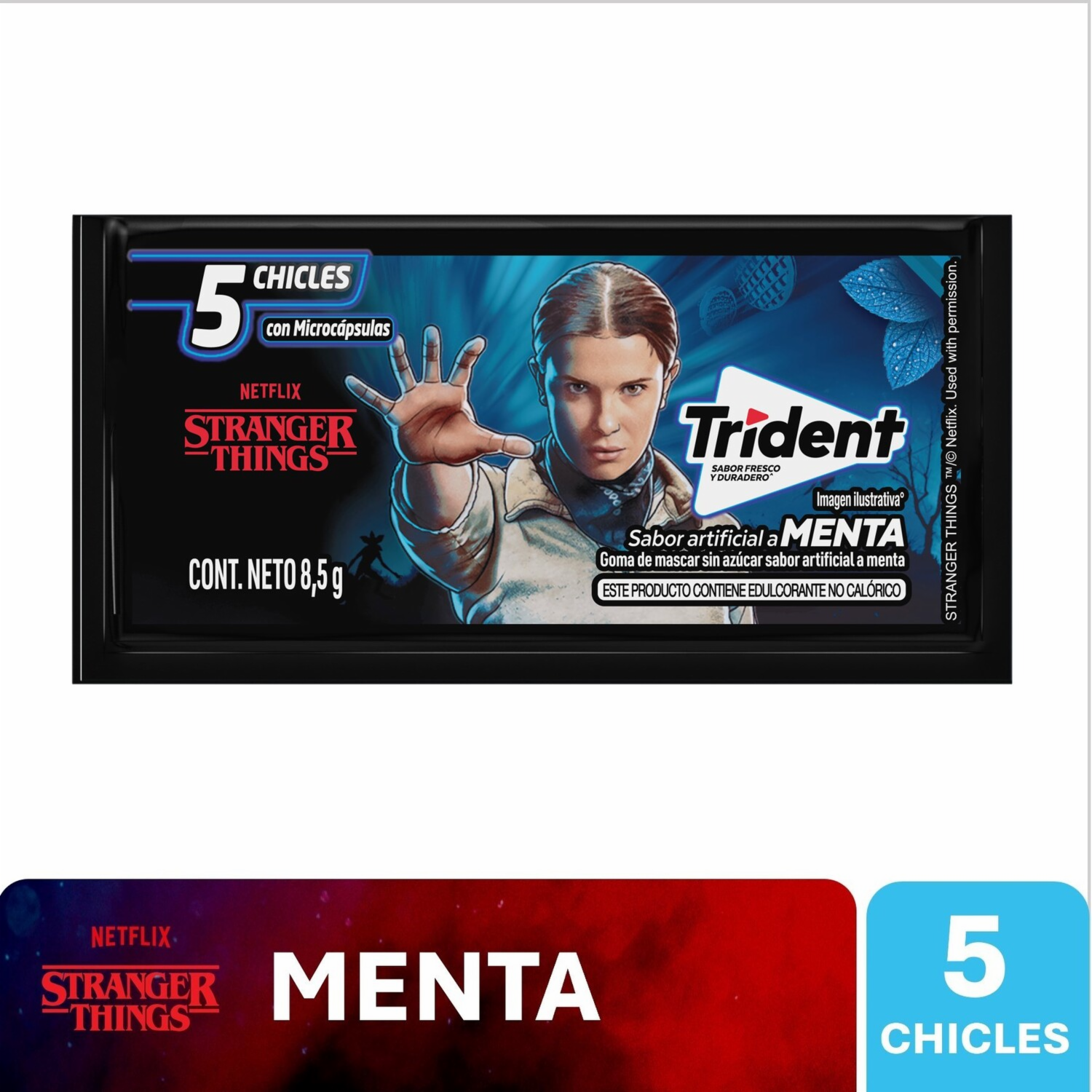 Chicles Sabor A Menta TRIDENT 153 G