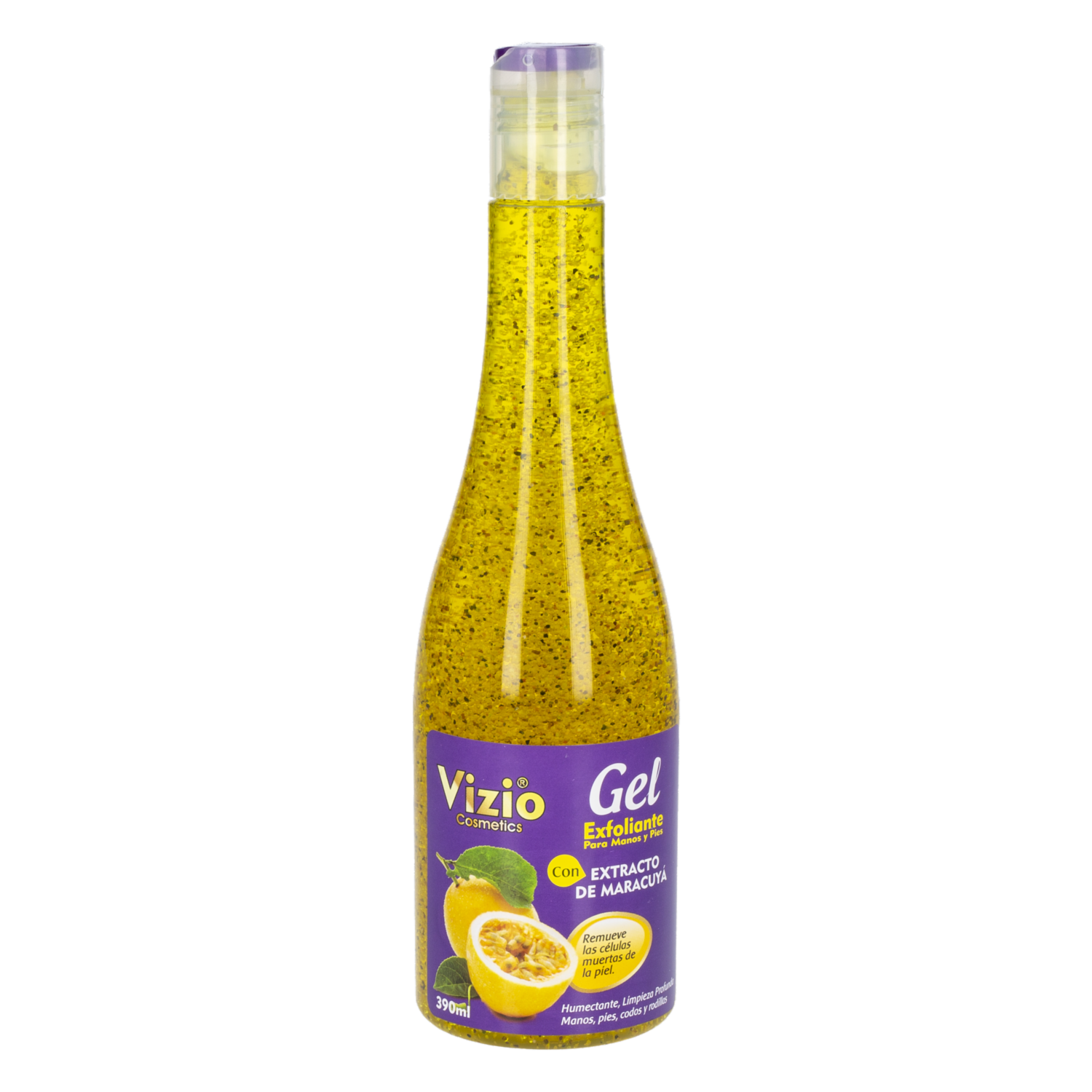 Exfoliante Corporal En Gel Para Manos Y Pies Con Extracto De Maracuyá VIZIO 390 Ml