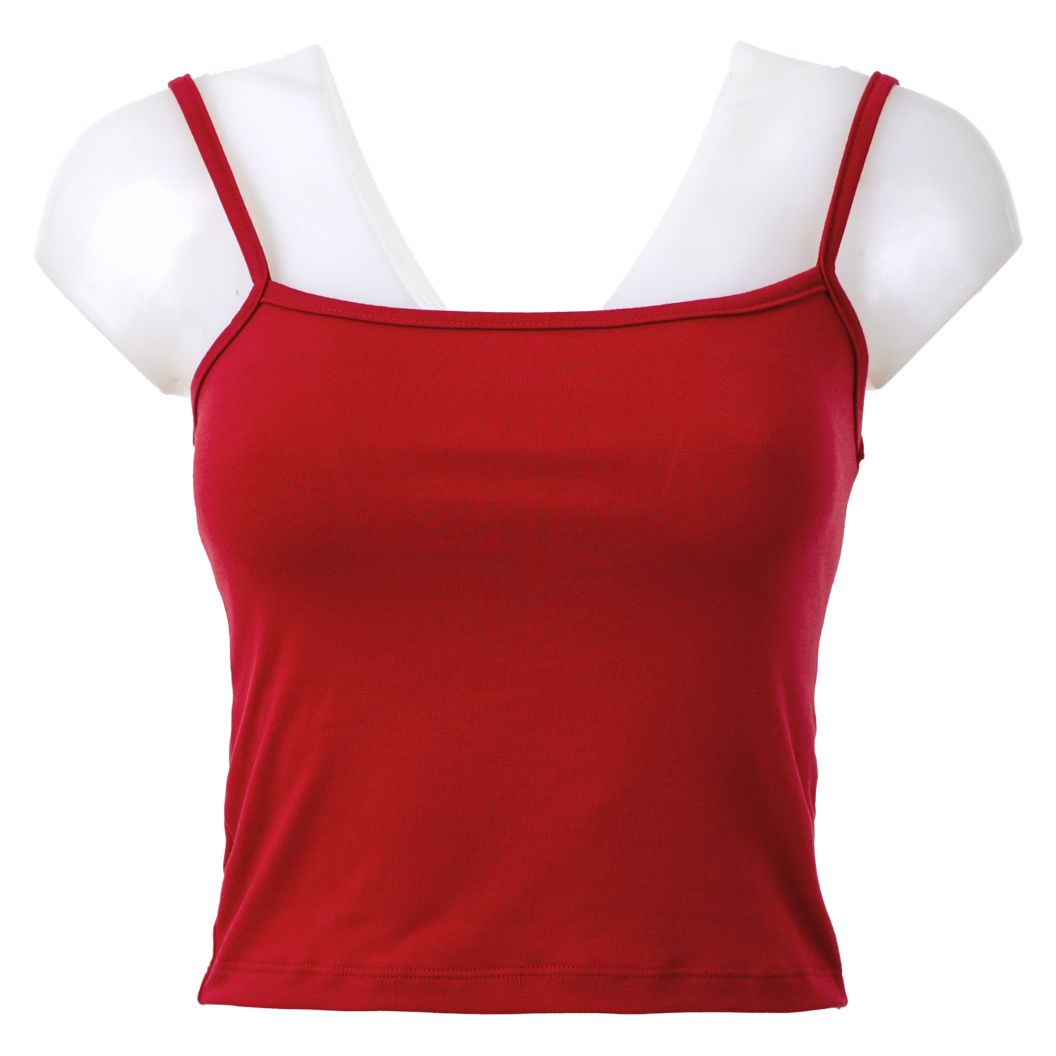 Top Crop San Valen Tiras Delgadas Rojo GIRLY