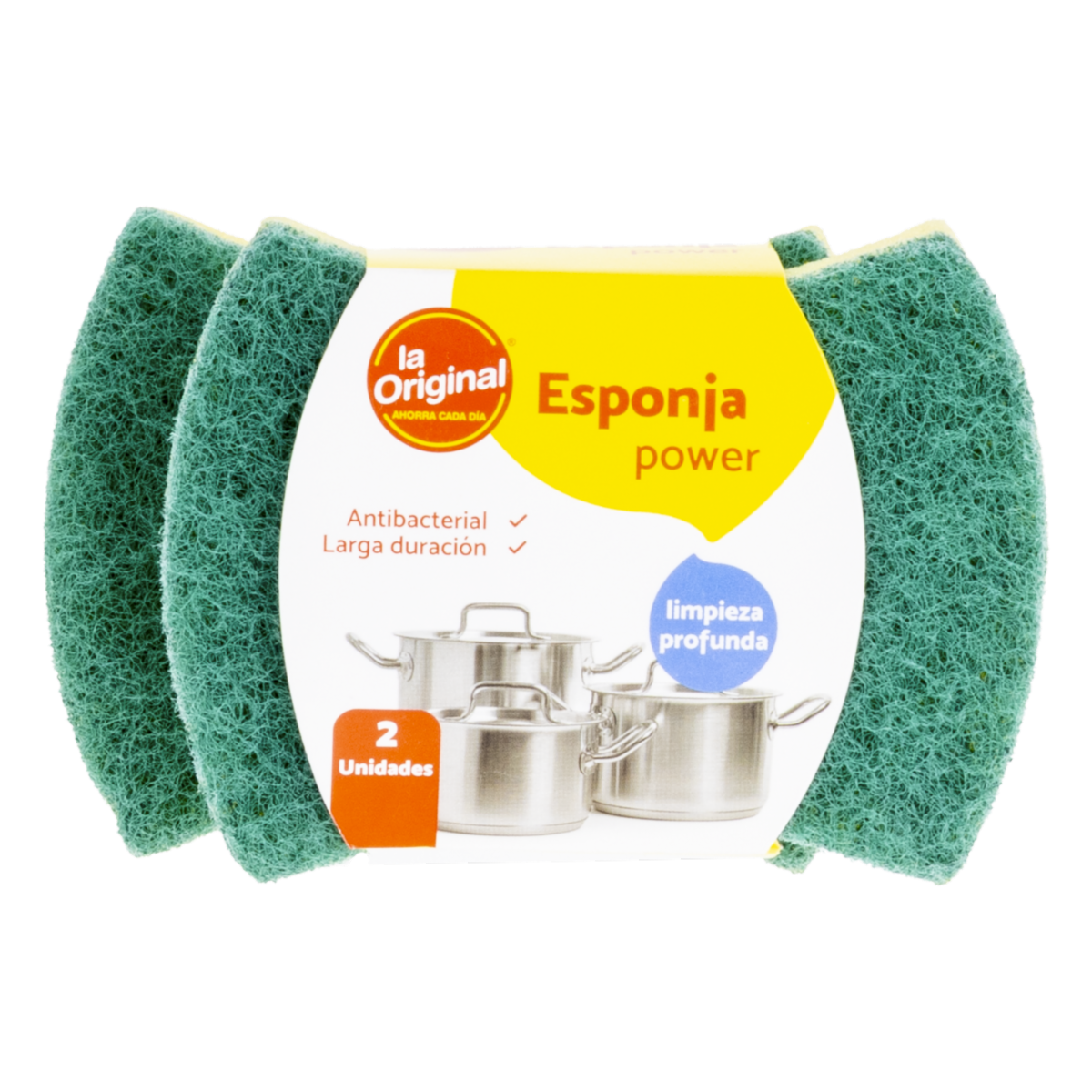 Esponja Lavavajillas Power LA ORIGINAL X 2 Uds