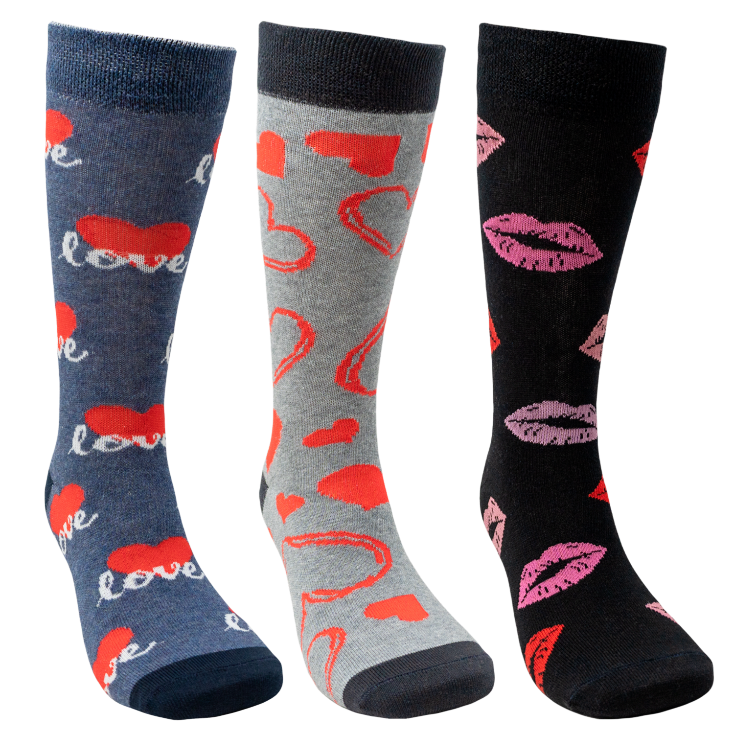 Medias Casual San Valentín Dama SUPER K