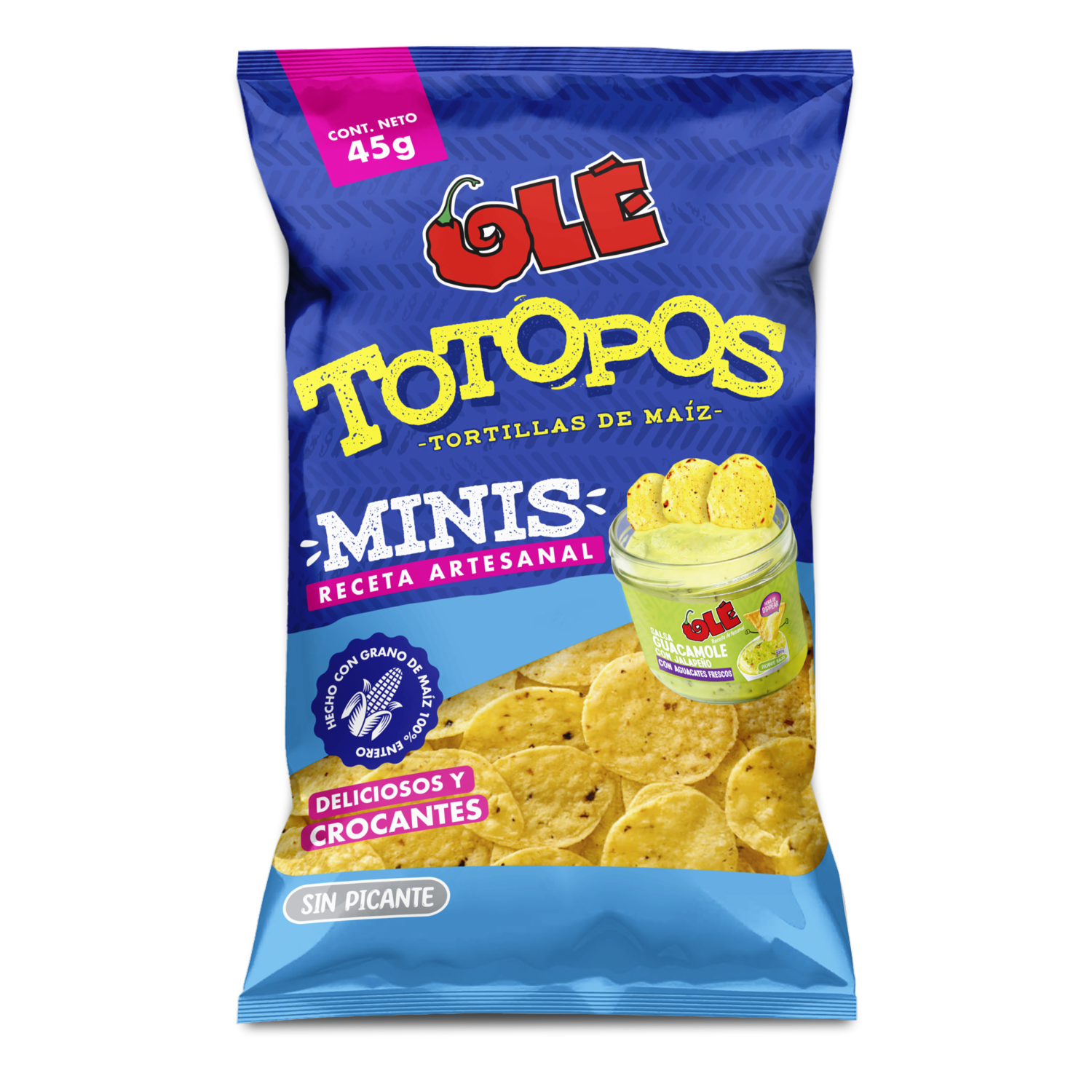 Totopos Mini OLÉ 45 G