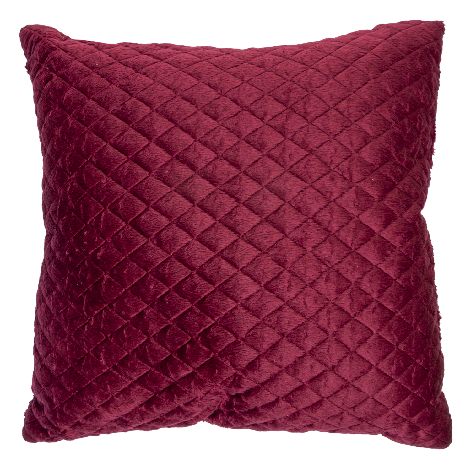 Cojín Rombos Vino POMAROSA 40X40 Cm