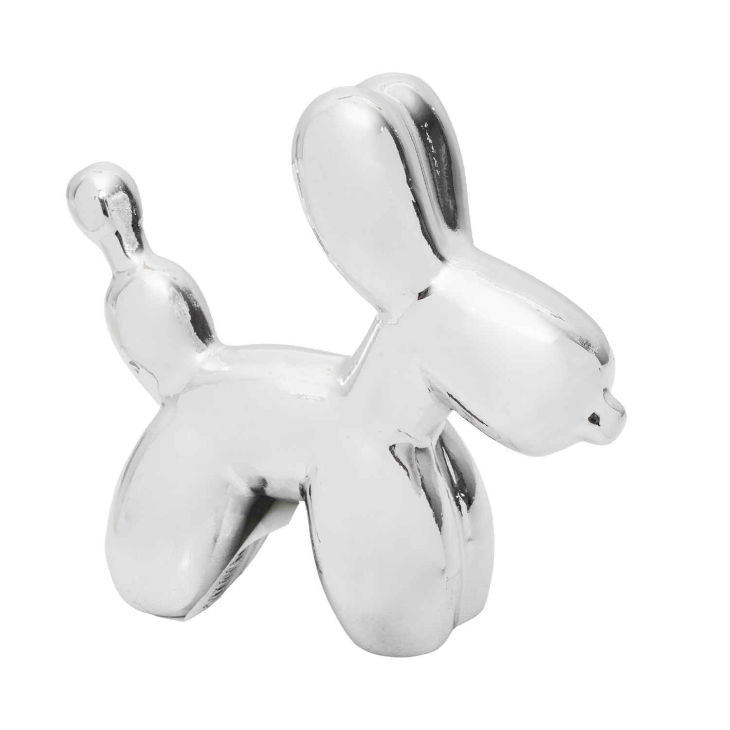 Adorno Decorativo Plateado Perro Art Pop KOOME