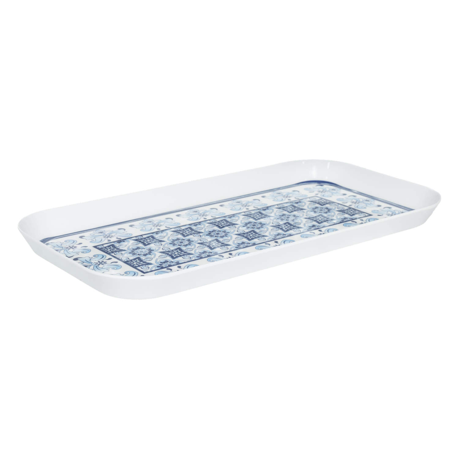 Bandeja Para Servir Diseño Rectangular Arabesco FREE HOME 32X17 XM