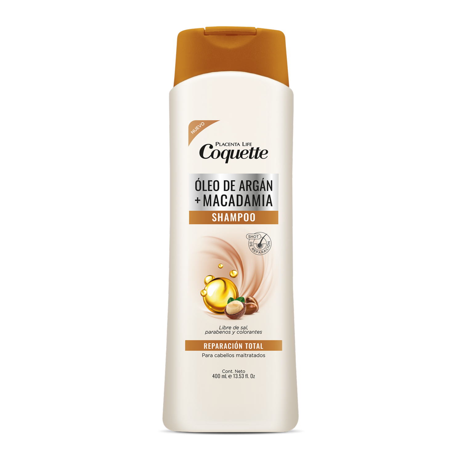 Shampoo De Cabello Argan & Macadamia COQUETTE 400 Ml