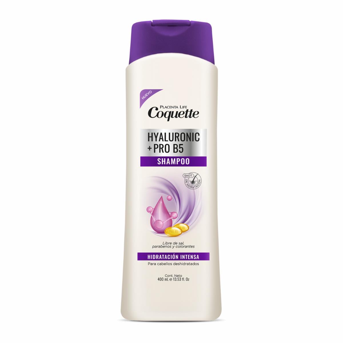 Shampoo De Cabello Acido Hialuronico & Pro B5 COQUETTE 400 Ml