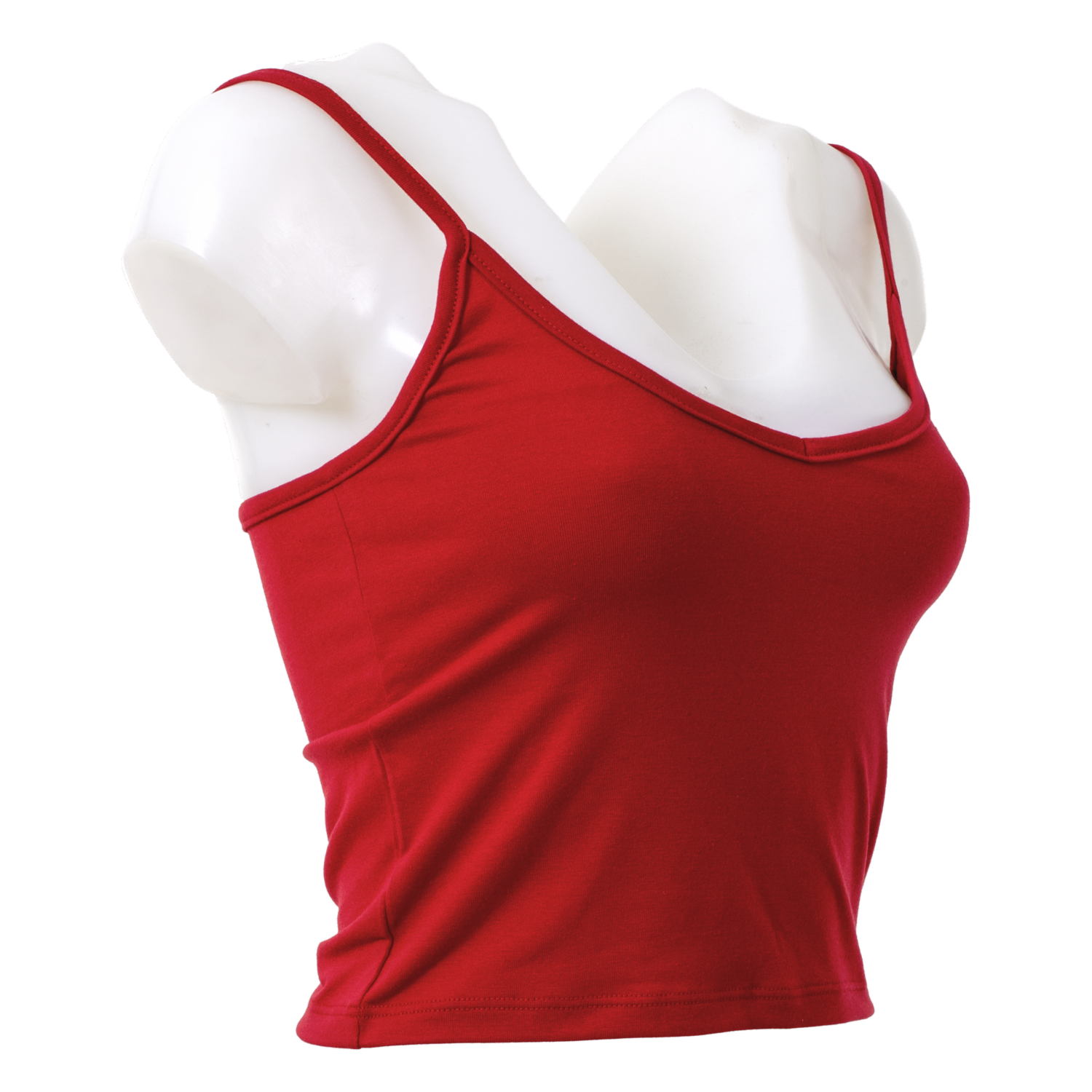 Top Tiras Delgadas Escote En V Rojo GIRLY