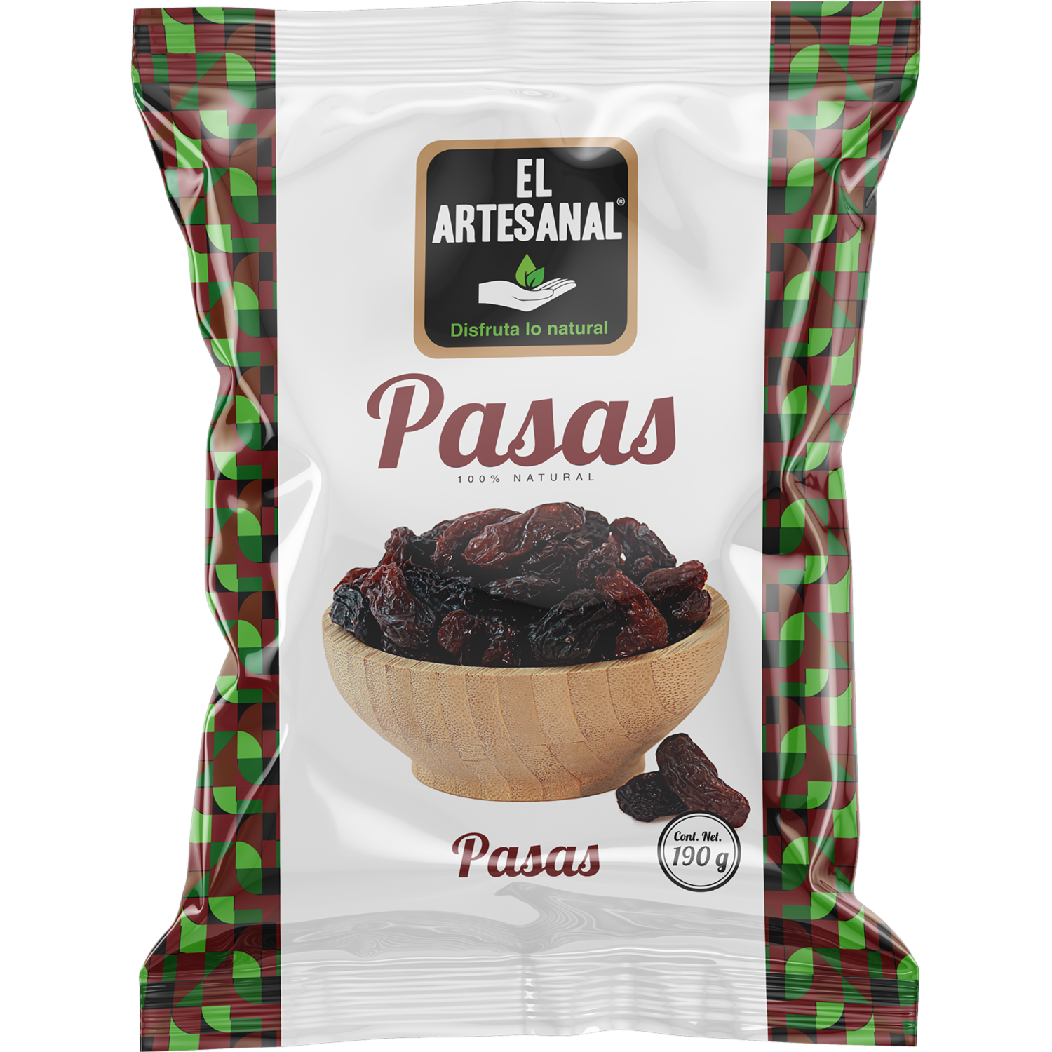 Pasas 100% Natural EL ARTESANAL 190G