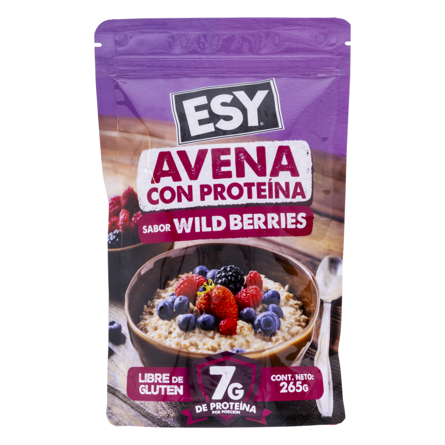 Avena Con Proteína Sabor  A Frutos Rojos ESY 265 G
