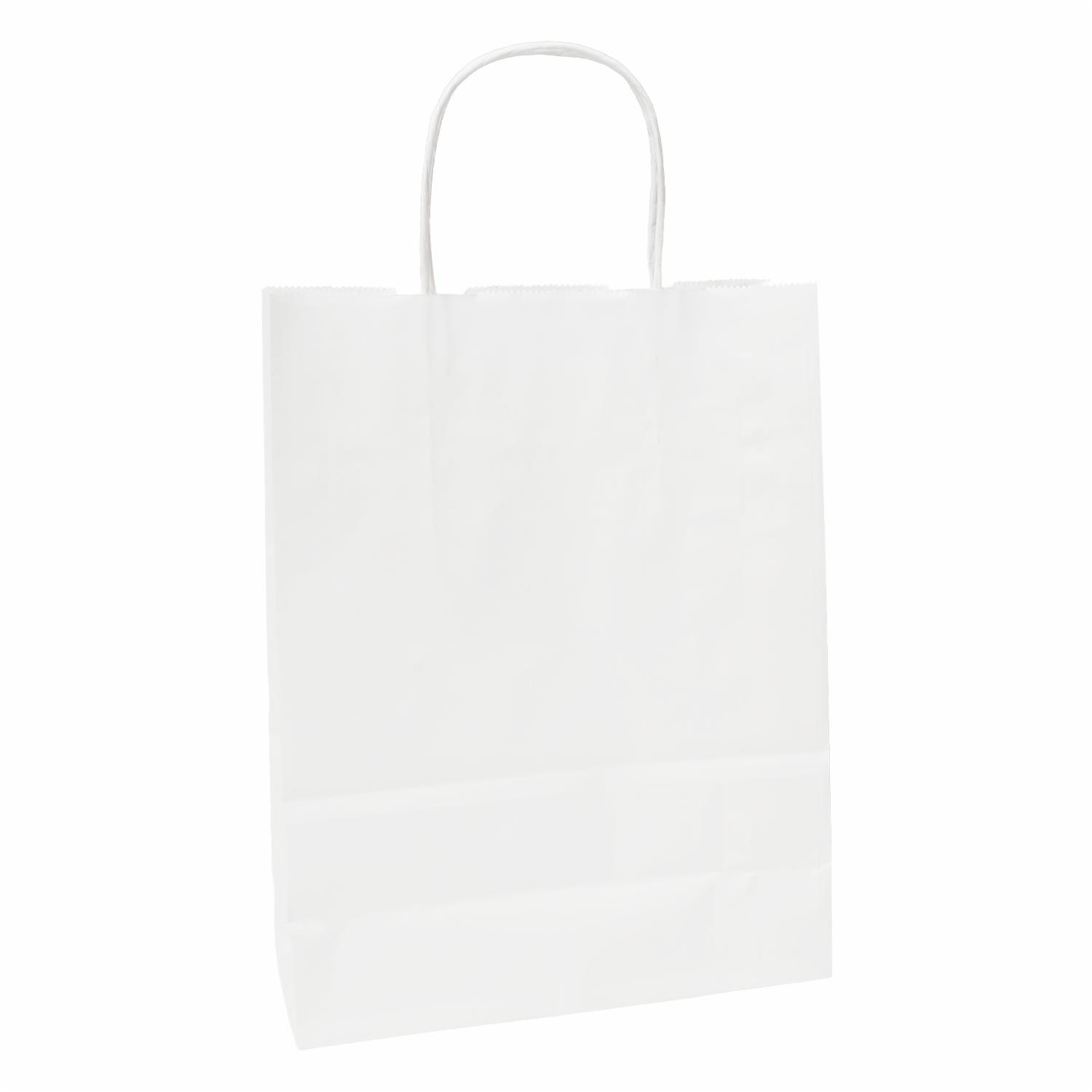 Bolsa Para Regalo Classic Blanca ROMIPACK 18 X 09 X 24 Cm