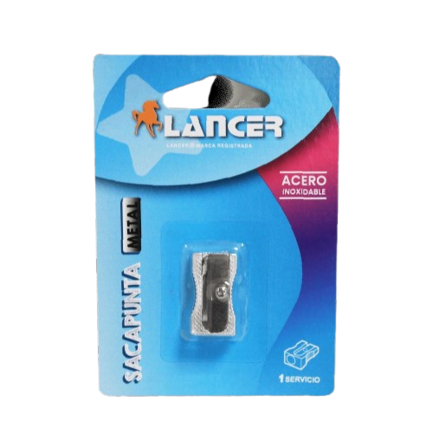 Sacapuntas Metálico LANCER Unidad