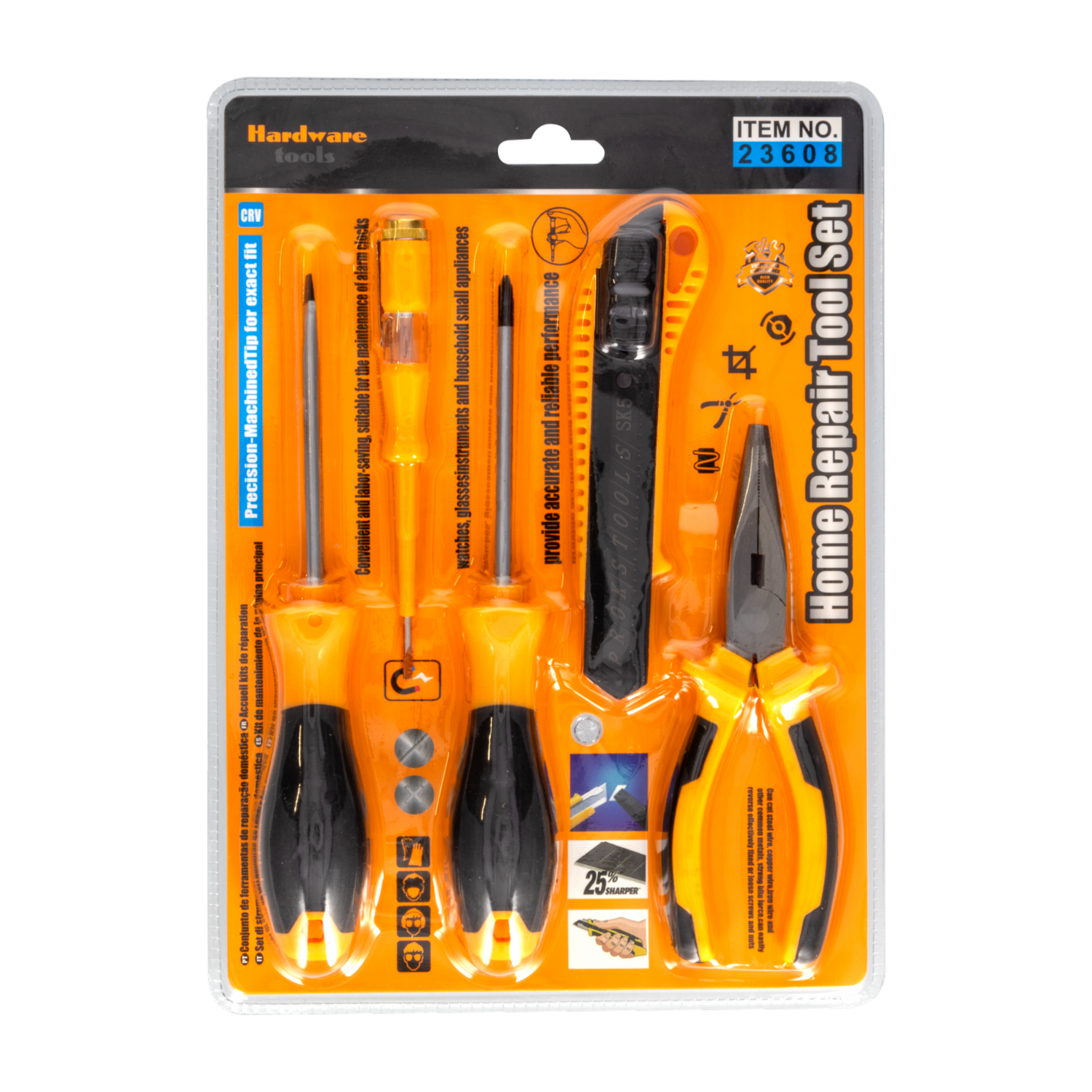 Herramientas De Reparación Casera Set HARDWARE TOOLS X 5 Uds