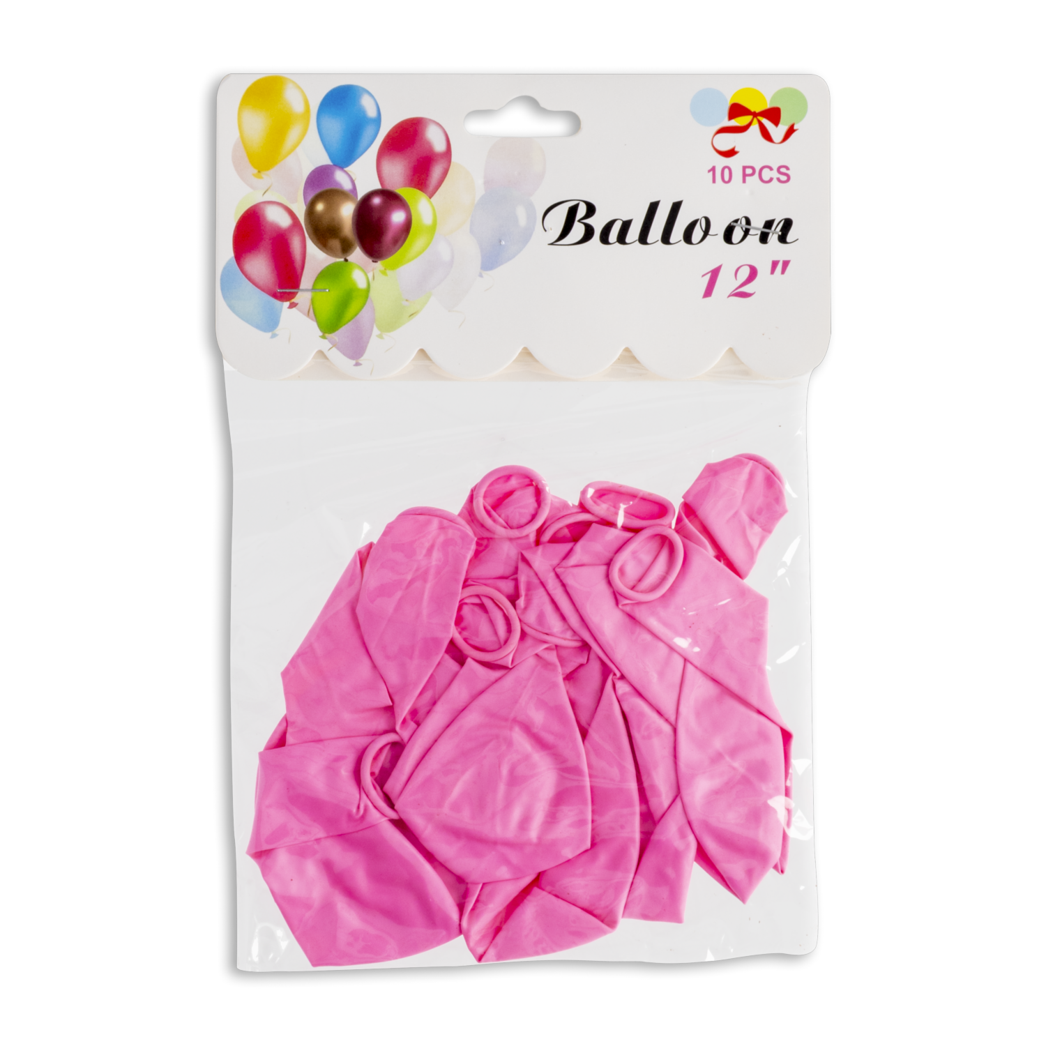 Globo Rosado BALLOONS X 10 Uds
