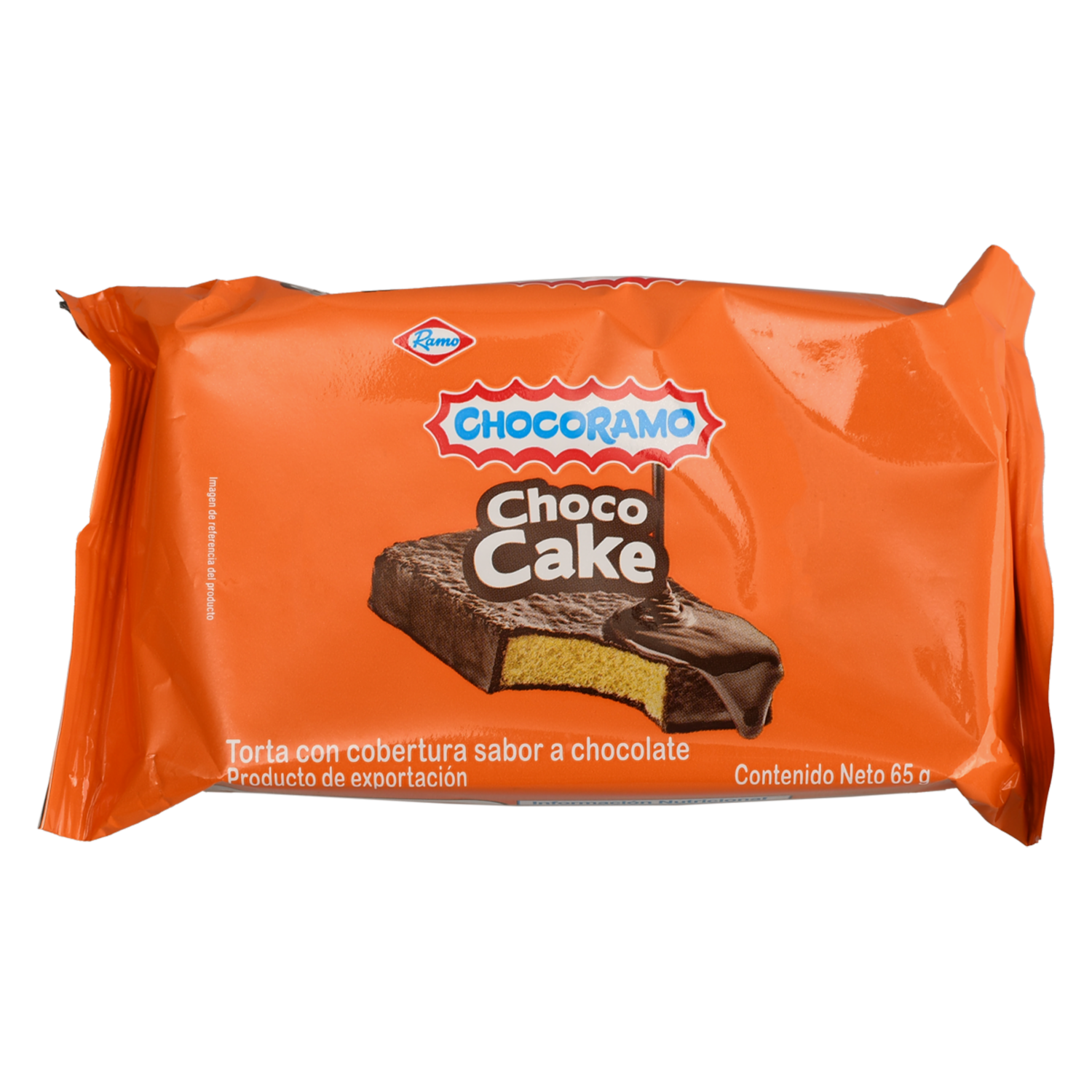 Torta De Vainilla Con Cobertura Sabor A Chocolate Choco Cake CHOCORAMO 65 G