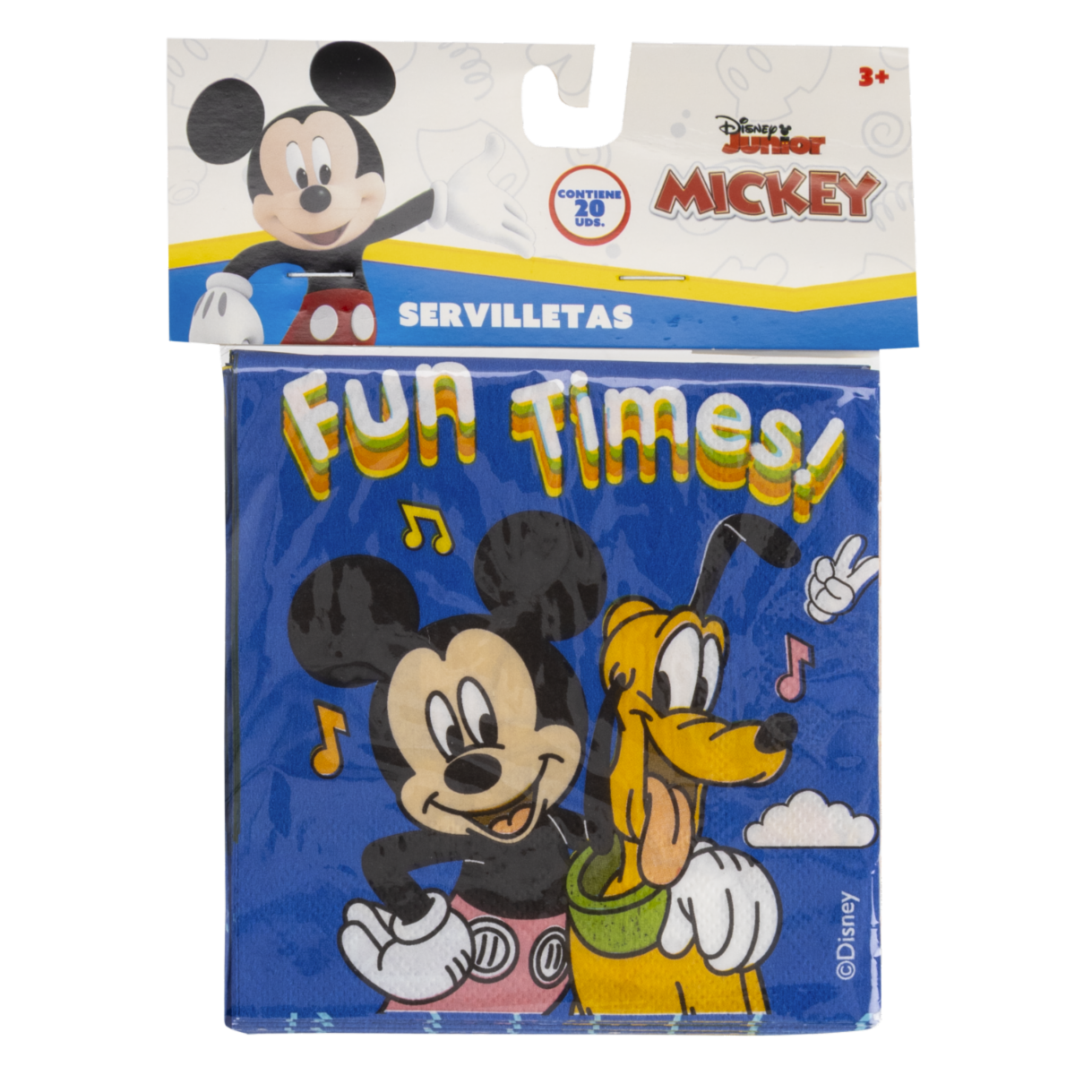 Servilletas Fiesta Mickey DISNEY 20 Uds