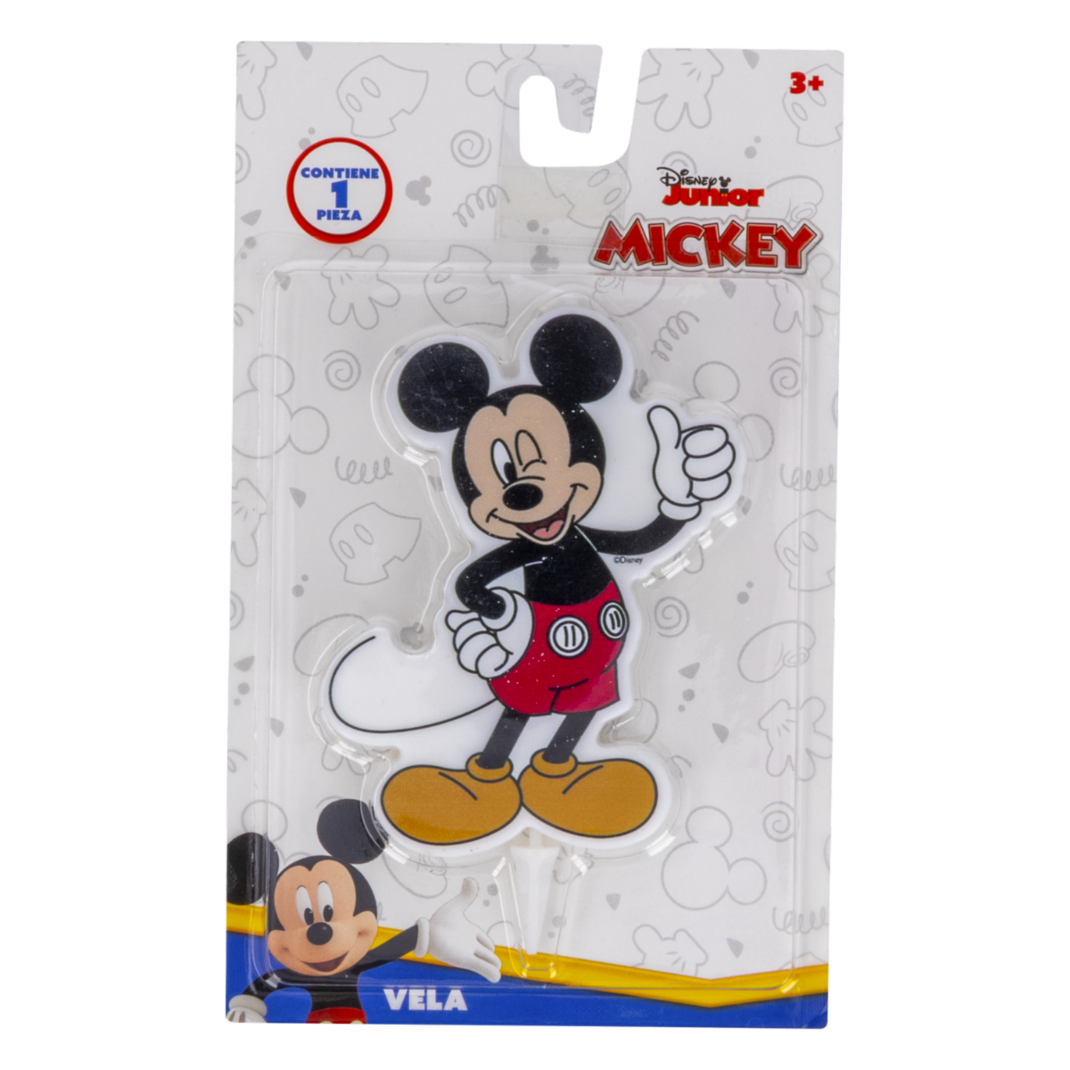 Vela De Cumpleaños Diseño Mickey DISNEY 1 Pieza