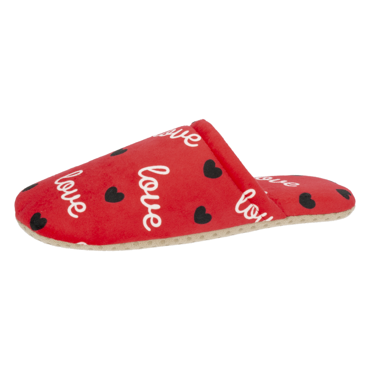 Pantuflas Suela Delgada Antideslizante Capellada De Felpa Estampada CM ORIGINAL
