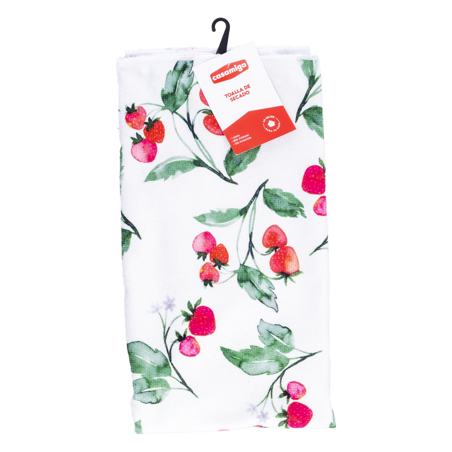 Toalla De Cocina Diseño Fresas CASAMIGA 70 X 50 Cm