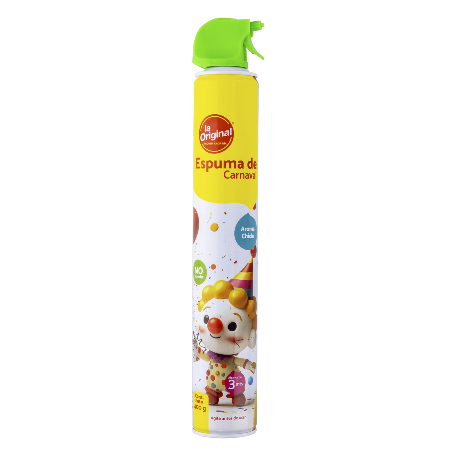 Espuma De Carnaval Aroma Chicle LA ORIGINAL 400 G