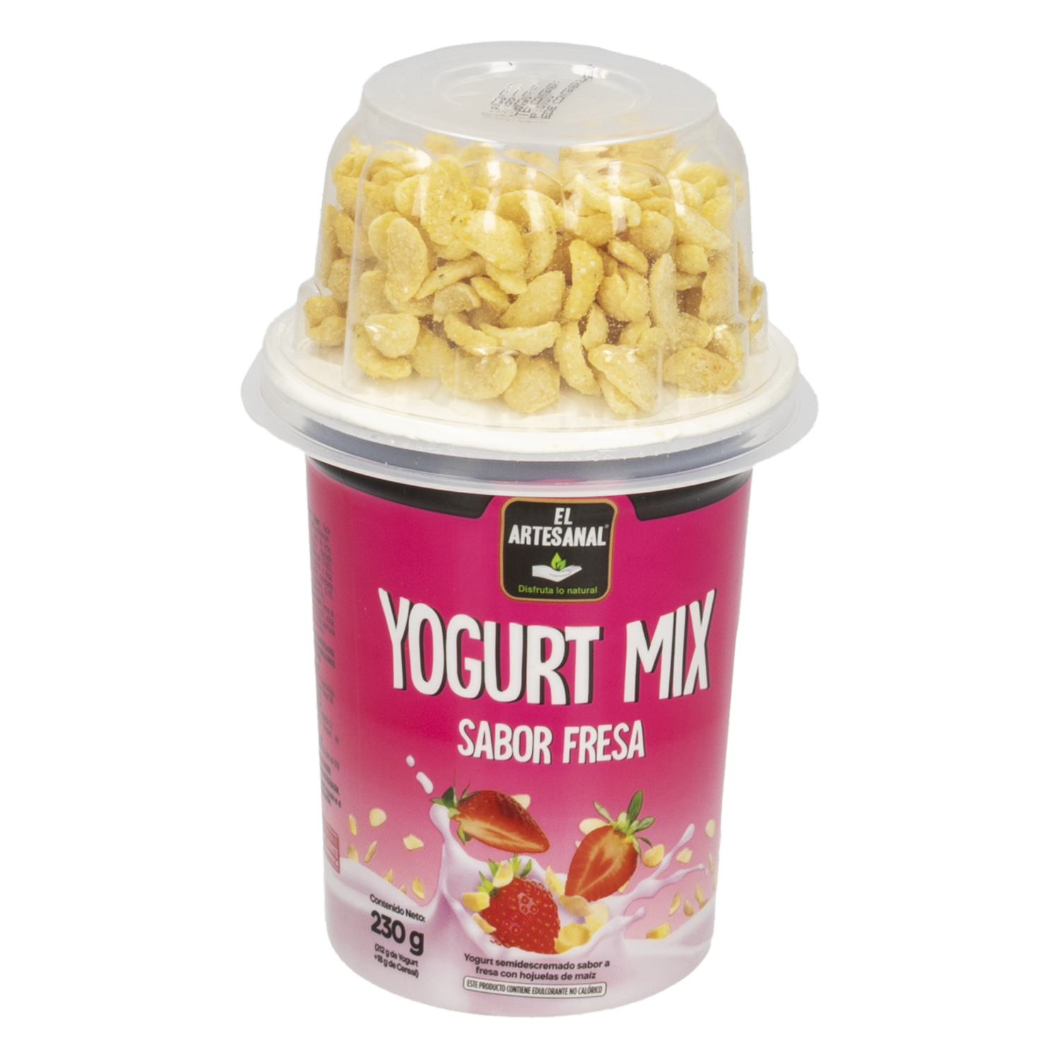 Yogurt Mix Sabor Frutilla Con Cereal EL ARTESANAL 230 G