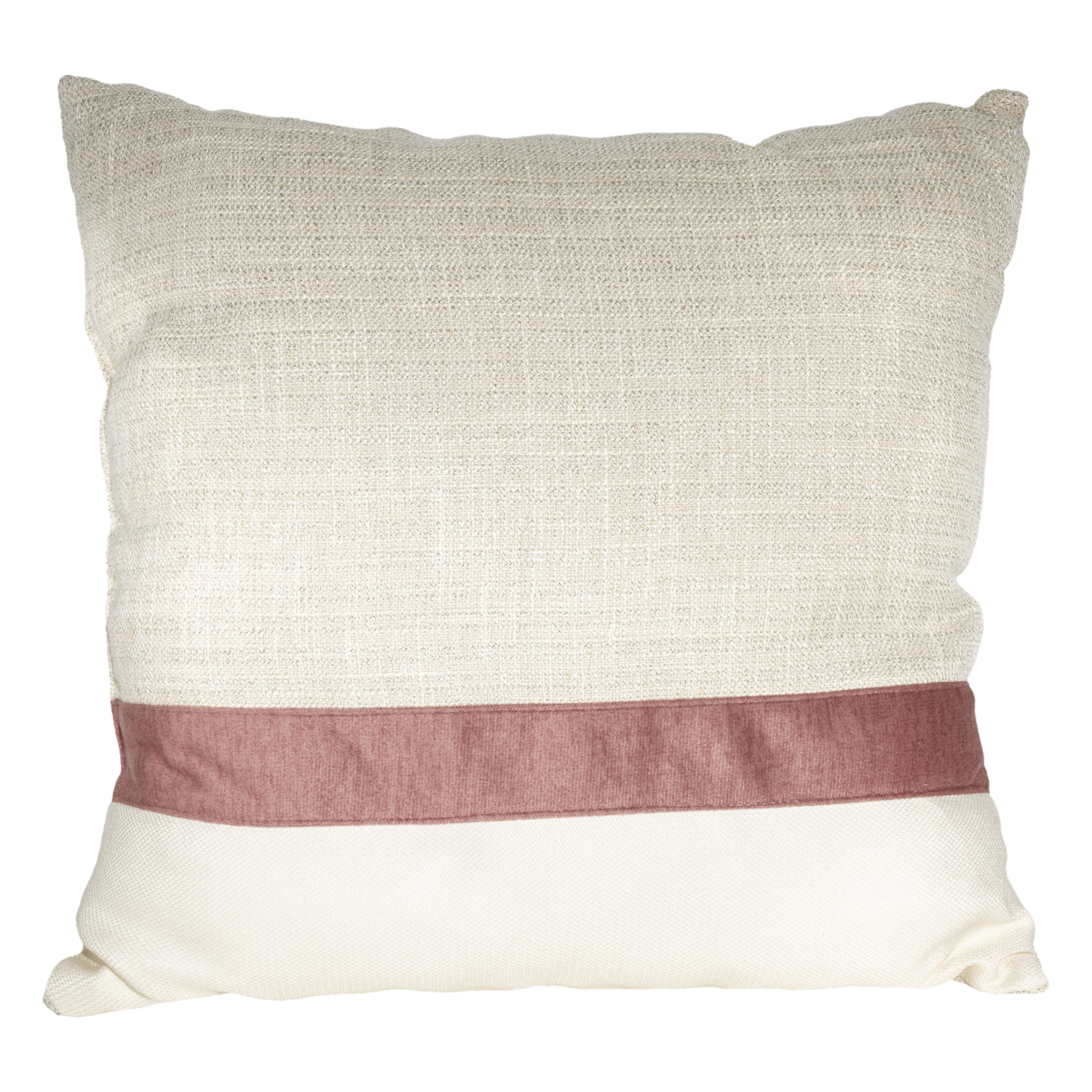 Cojín Oasis Banda Rosa KALIDO 43X43 CM