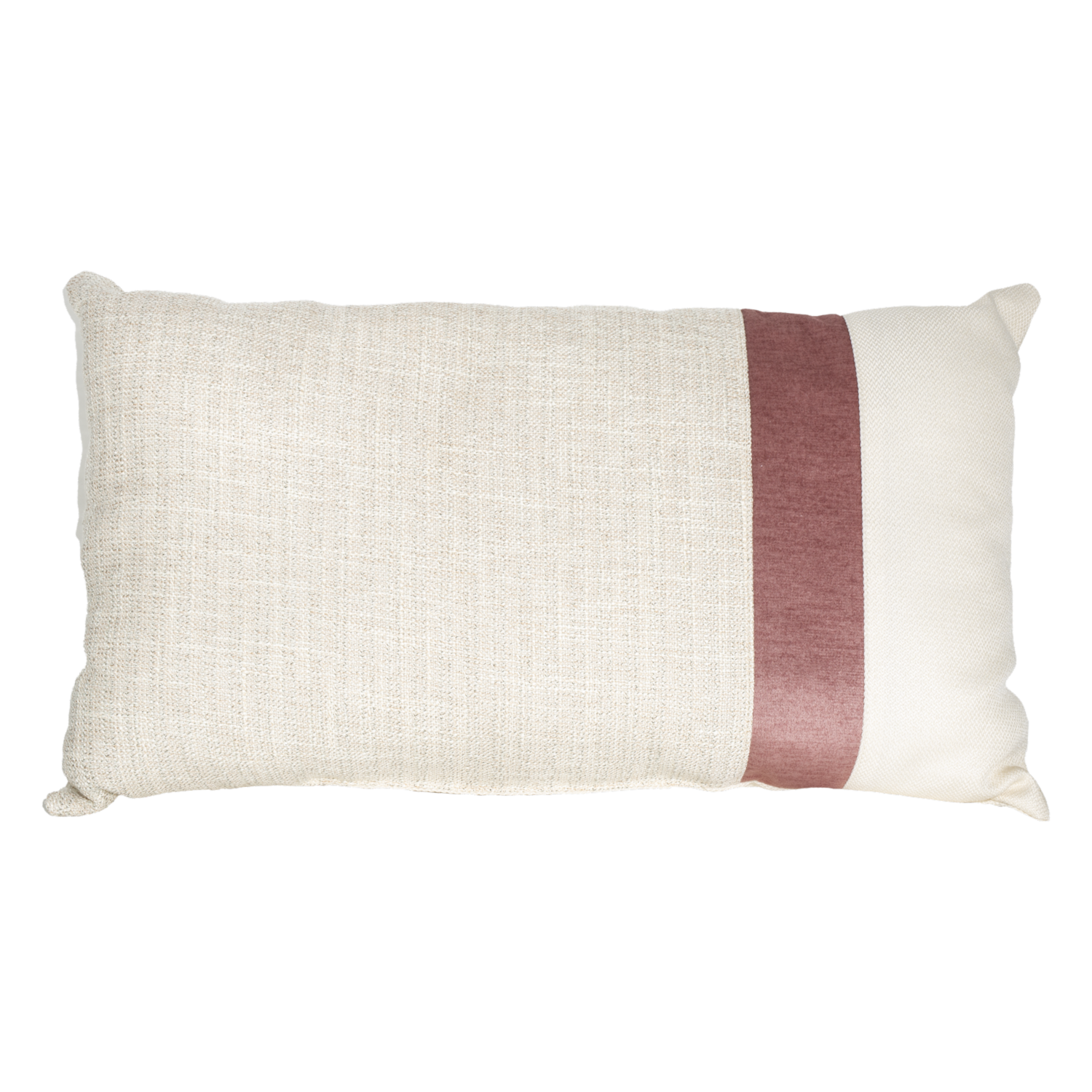 Cojín Lumbar Oasis Rosa KALIDO 50X30 CM