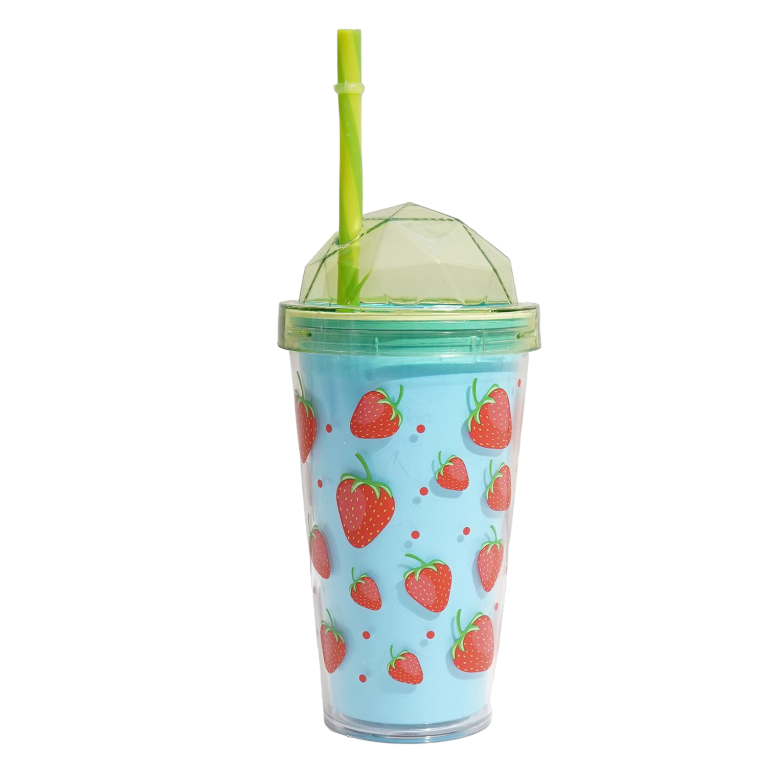 Vaso Domo Con Sorbete Frutilla HEREVIN 540 Ml