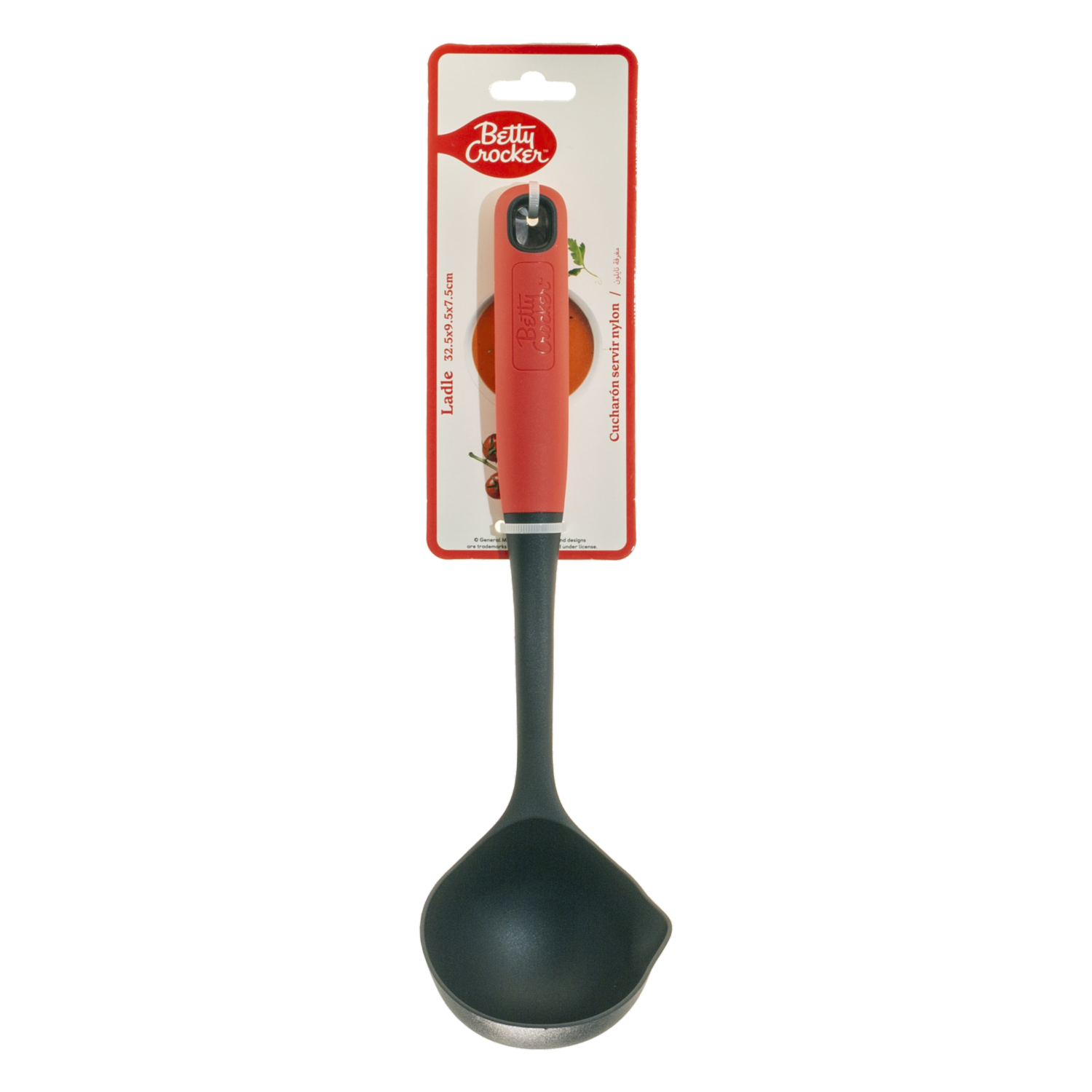 Cucharon De Cocina Nylon Diseño Family 6 BETTY CROCKER 1 Pieza