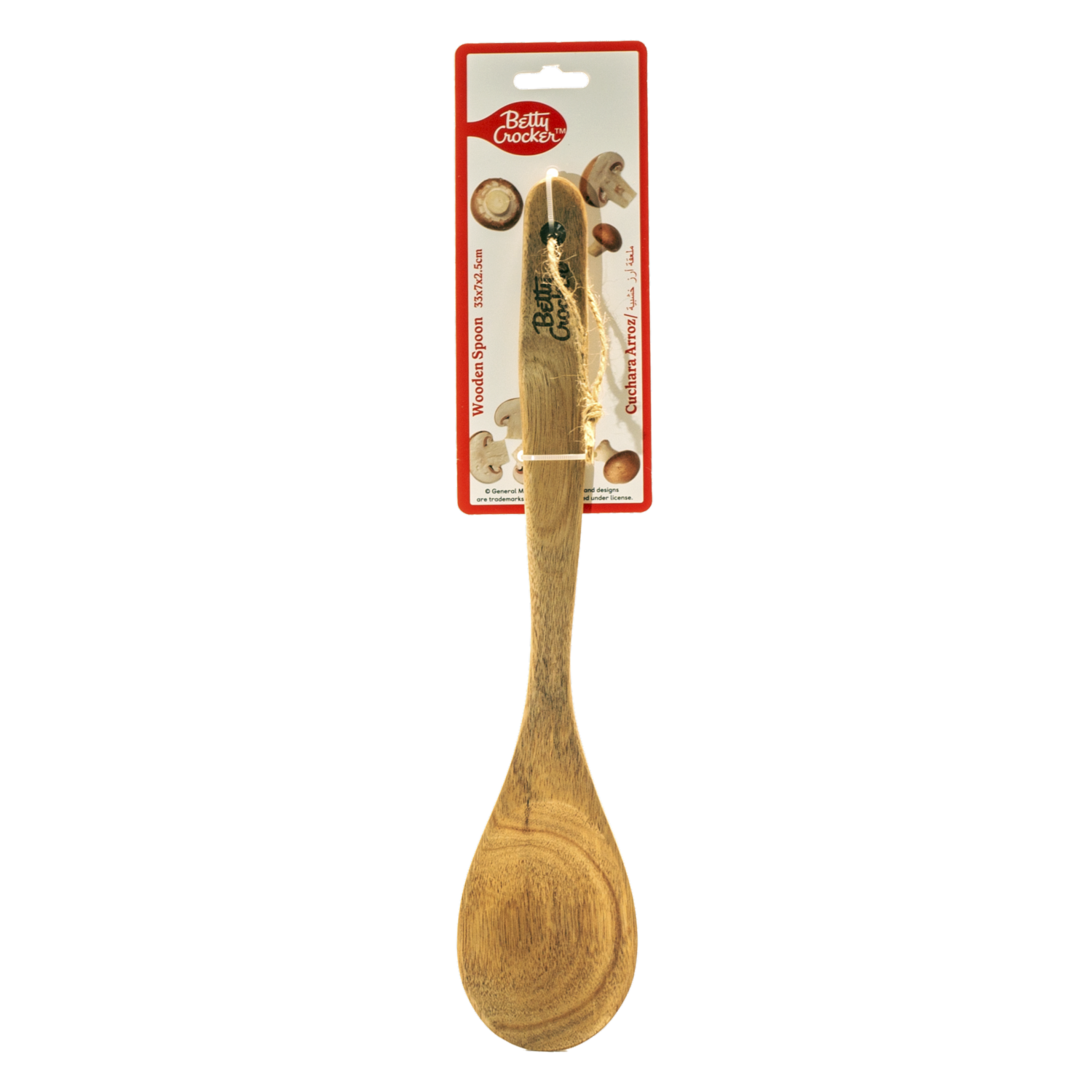 Cuchara De Cocina Para Arroz De Madera Grande BETTY CROCKER 1 Pieza