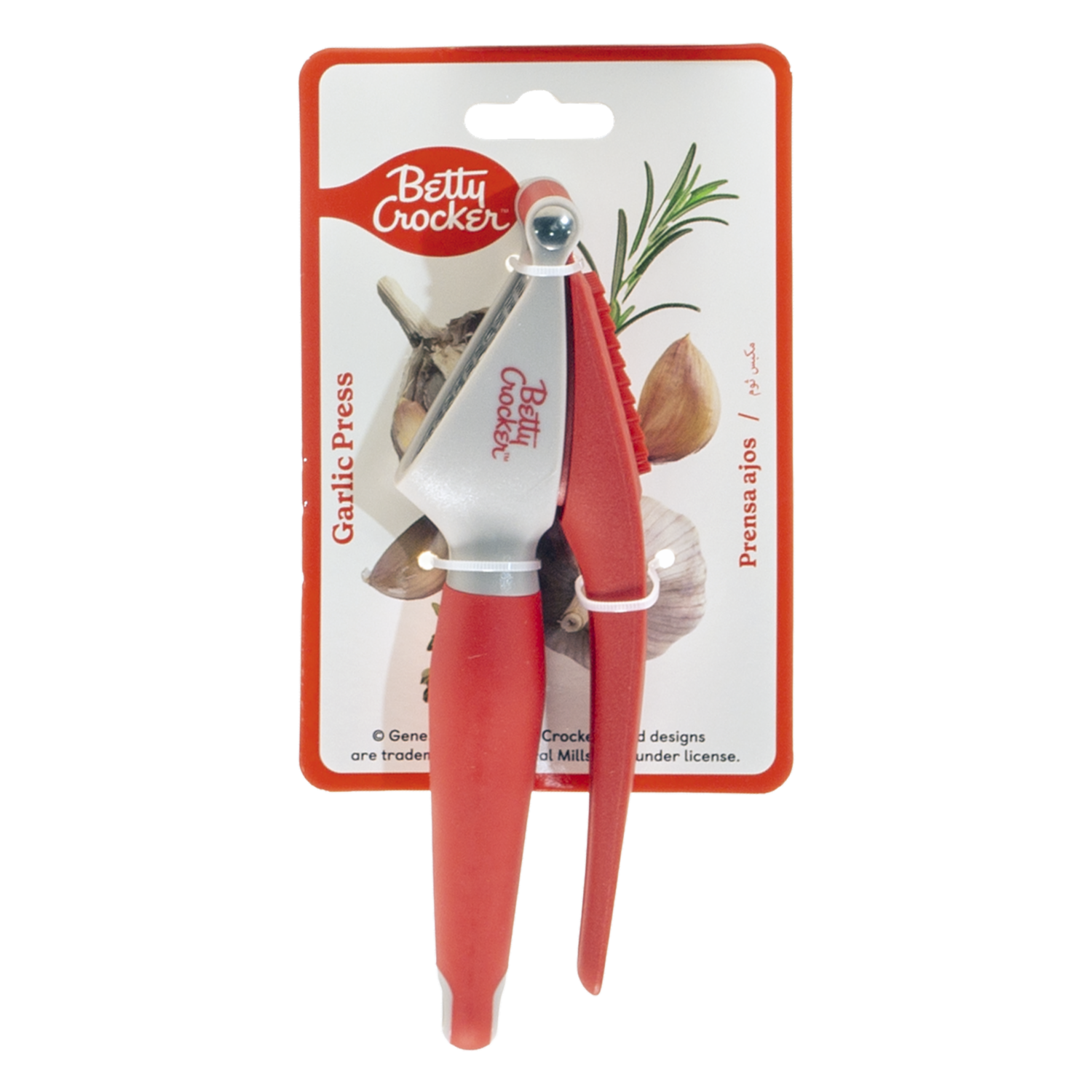 Prensador De Ajo Plástico BETTY CROCKER 1 Pieza