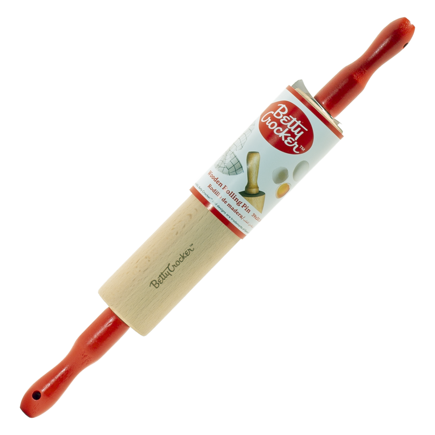 Rodillo De Cocina De Madera BETTY CROCKER 1 Pieza