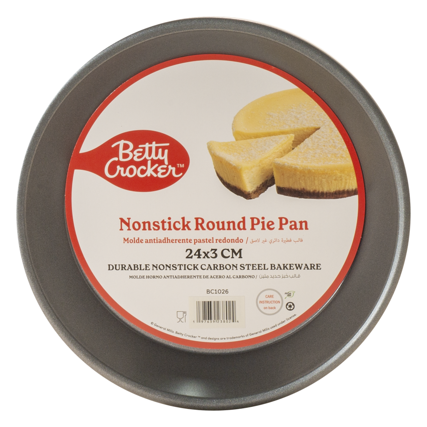 Molde Para Hornear Redondo Para Pie BETTY CROCKER 14.2 Cm