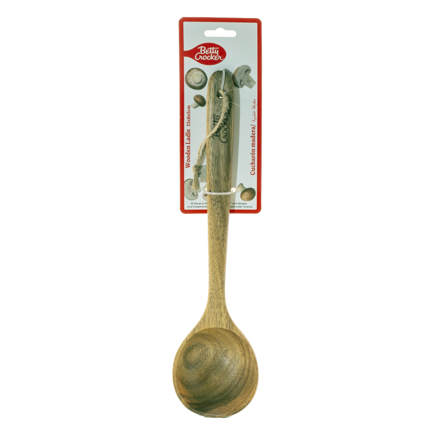 Cucharon De Cocina De Madera BETTY CROCKER 1 Pieza