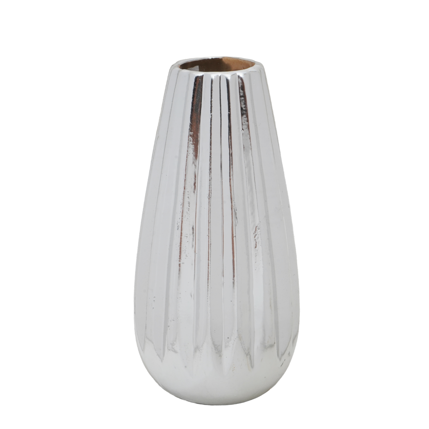 Adorno Decorativo Jarrón Plata Circulo KOOME 1 Pieza
